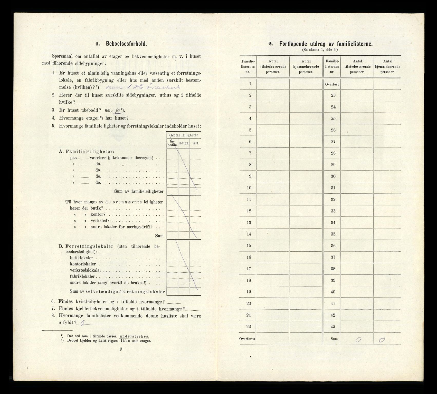 RA, 1910 census for Arendal, 1910, p. 4422