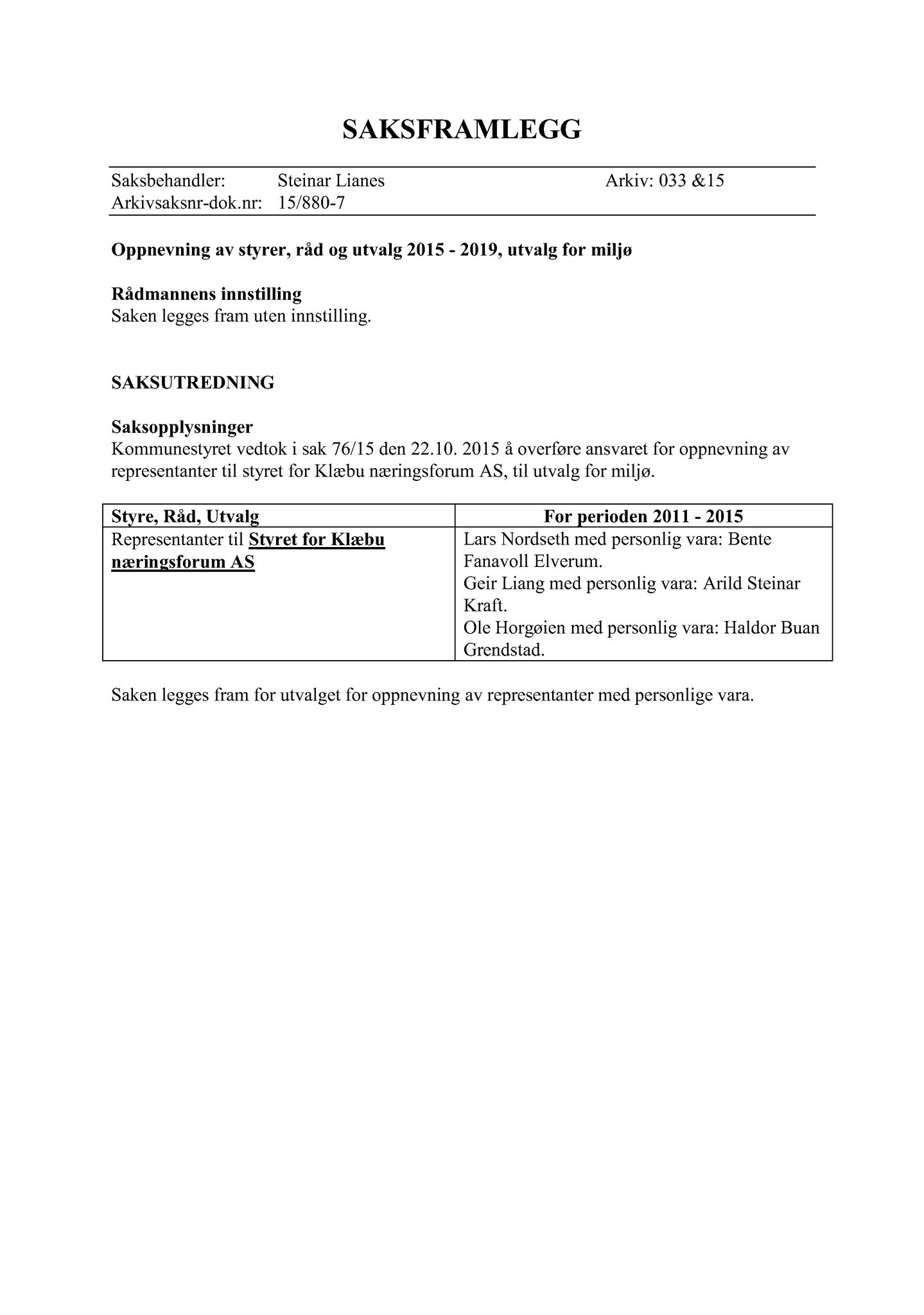 Klæbu Kommune, TRKO/KK/06-UM/L002: Utvalg for miljø - Møtedokumenter 2015, 2015, p. 97