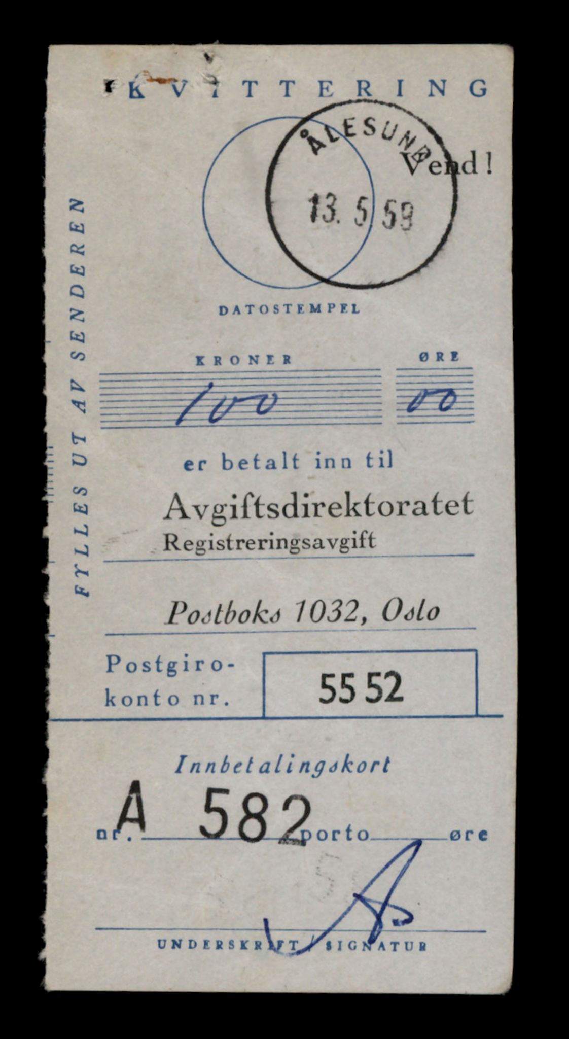 Møre og Romsdal vegkontor - Ålesund trafikkstasjon, AV/SAT-A-4099/F/Fe/L0040: Registreringskort for kjøretøy T 13531 - T 13709, 1927-1998, p. 659