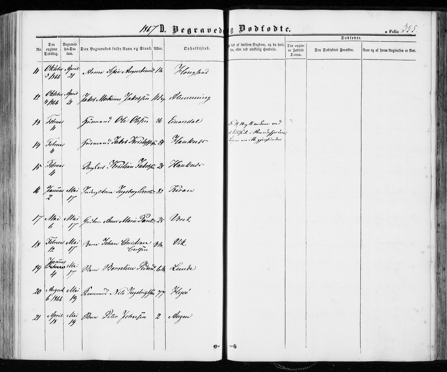 Ministerialprotokoller, klokkerbøker og fødselsregistre - Sør-Trøndelag, SAT/A-1456/657/L0705: Parish register (official) no. 657A06, 1858-1867, p. 355