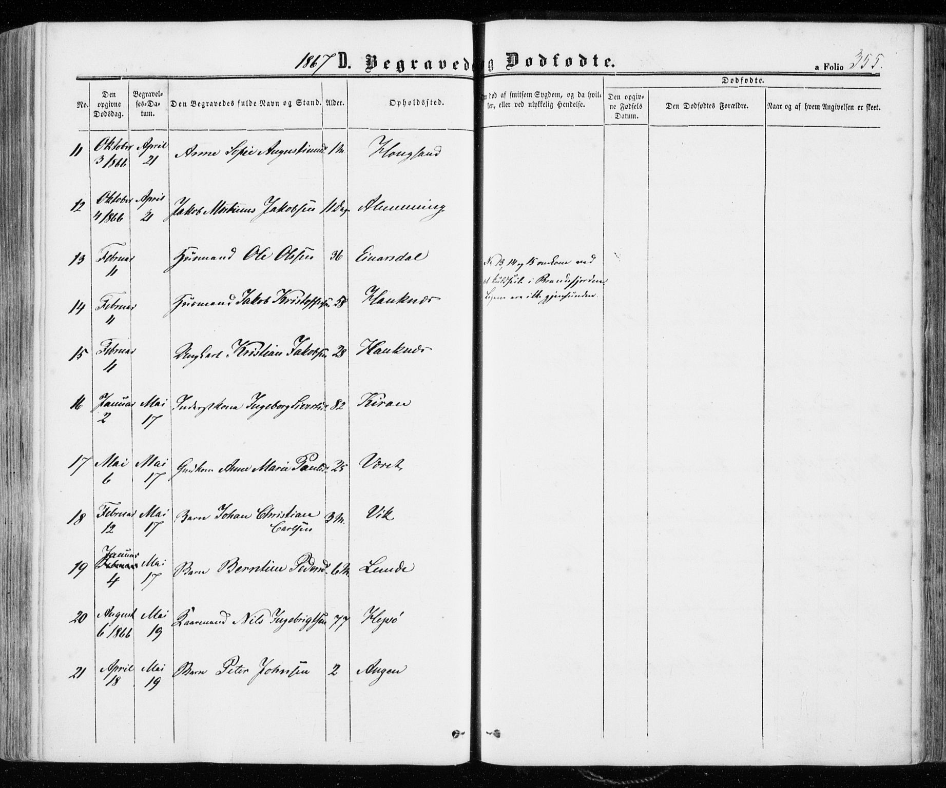Ministerialprotokoller, klokkerbøker og fødselsregistre - Sør-Trøndelag, AV/SAT-A-1456/657/L0705: Parish register (official) no. 657A06, 1858-1867, p. 355