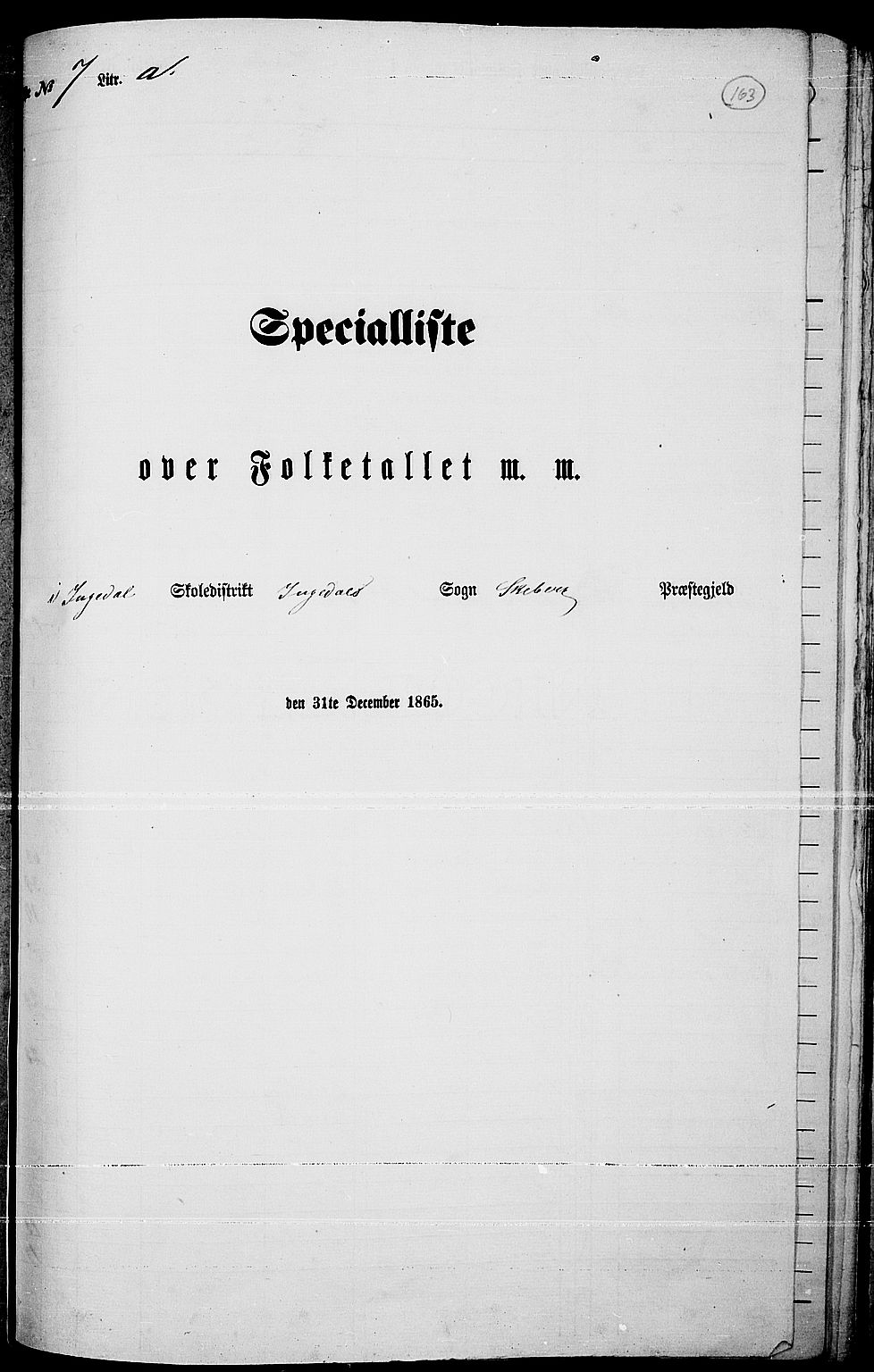 RA, 1865 census for Skjeberg, 1865, p. 149