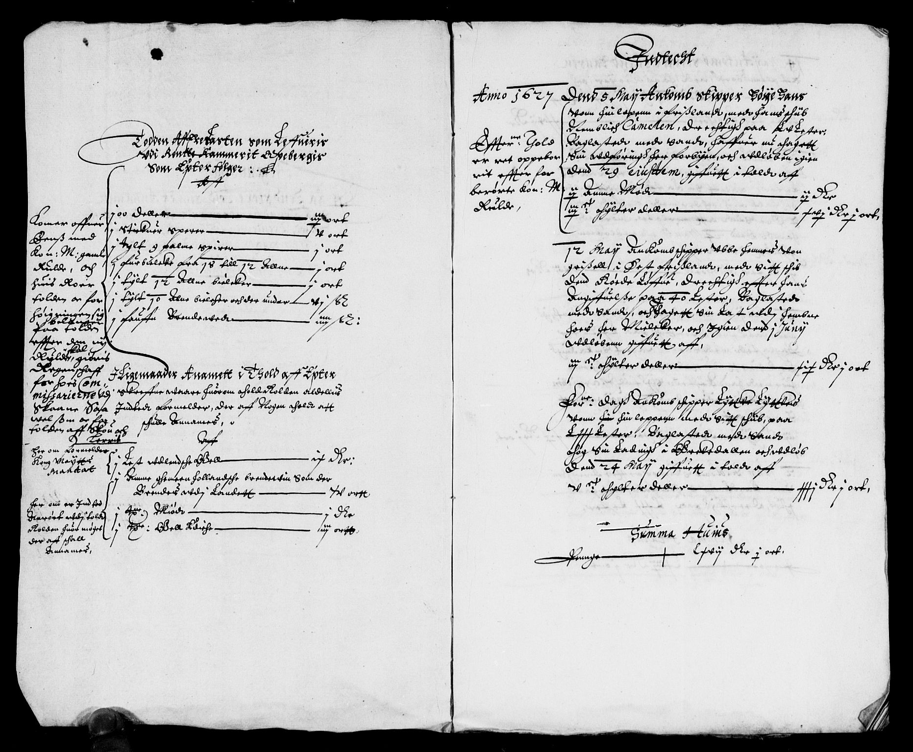 Rentekammeret inntil 1814, Reviderte regnskaper, Lensregnskaper, AV/RA-EA-5023/R/Rb/Rbw/L0033: Trondheim len, 1620-1628