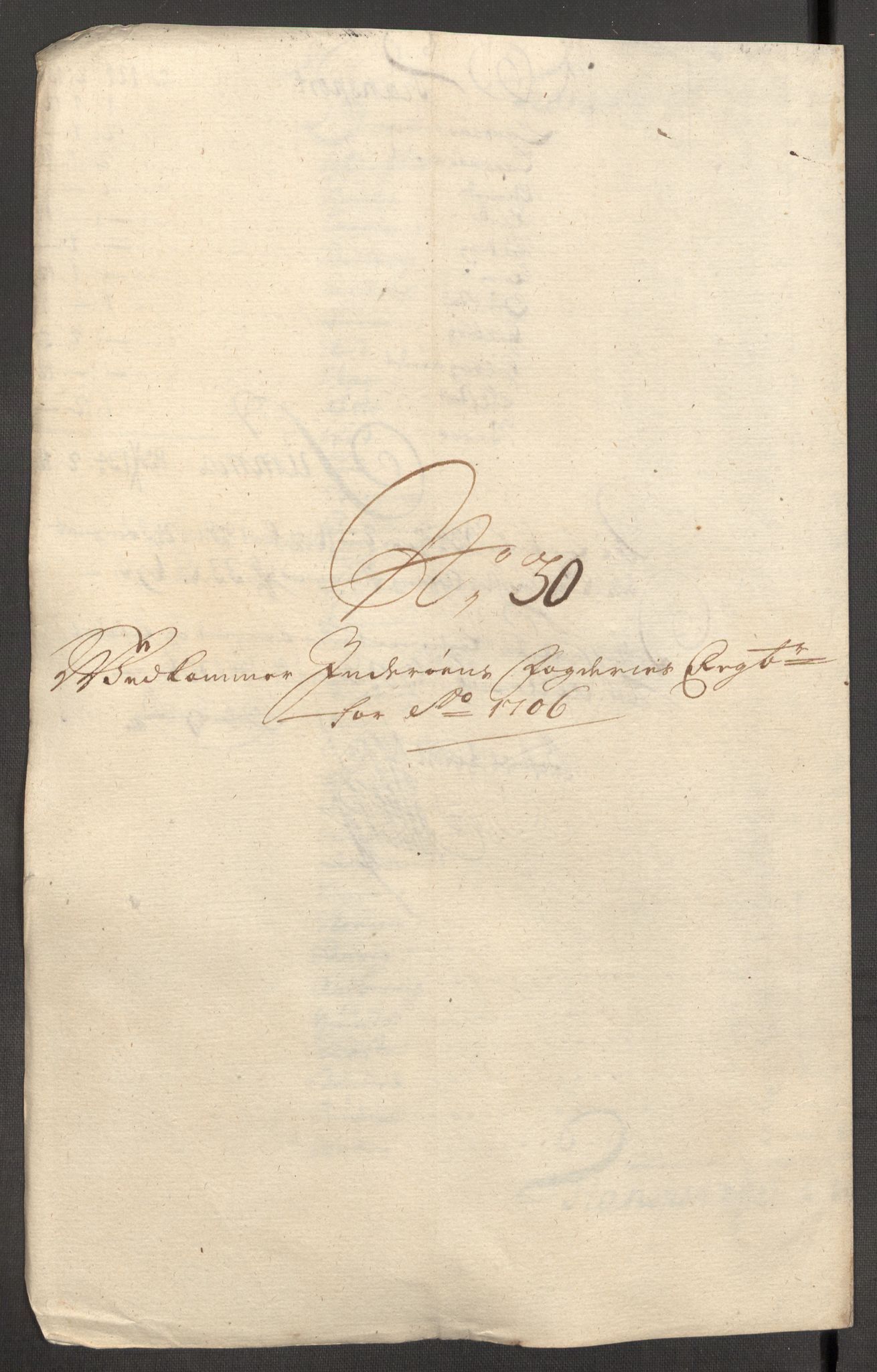 Rentekammeret inntil 1814, Reviderte regnskaper, Fogderegnskap, RA/EA-4092/R63/L4315: Fogderegnskap Inderøy, 1706-1707, p. 240