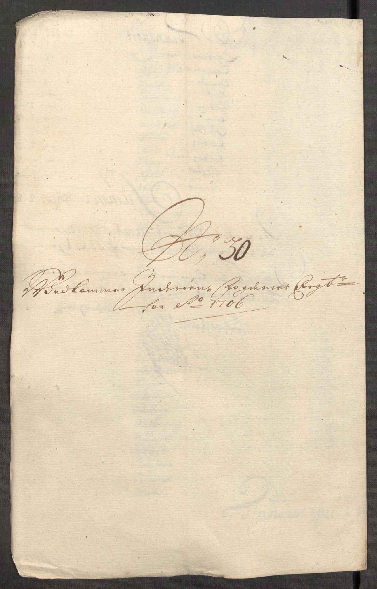 Rentekammeret inntil 1814, Reviderte regnskaper, Fogderegnskap, AV/RA-EA-4092/R63/L4315: Fogderegnskap Inderøy, 1706-1707, p. 240