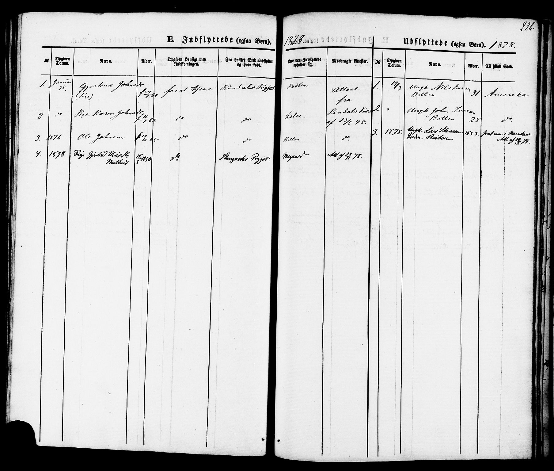 Ministerialprotokoller, klokkerbøker og fødselsregistre - Møre og Romsdal, SAT/A-1454/576/L0884: Parish register (official) no. 576A02, 1865-1879, p. 226