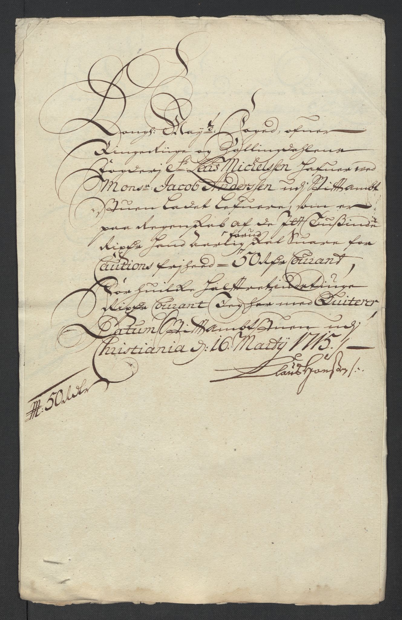 Rentekammeret inntil 1814, Reviderte regnskaper, Fogderegnskap, AV/RA-EA-4092/R23/L1473: Fogderegnskap Ringerike og Hallingdal, 1715, p. 333