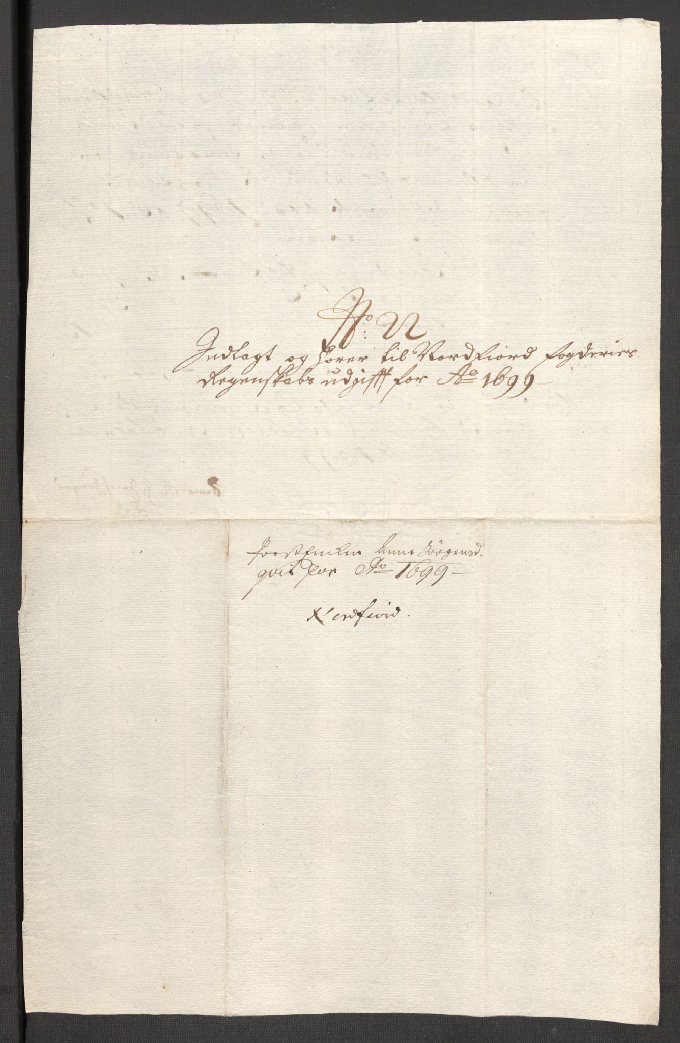 Rentekammeret inntil 1814, Reviderte regnskaper, Fogderegnskap, AV/RA-EA-4092/R53/L3424: Fogderegnskap Sunn- og Nordfjord, 1699, p. 374