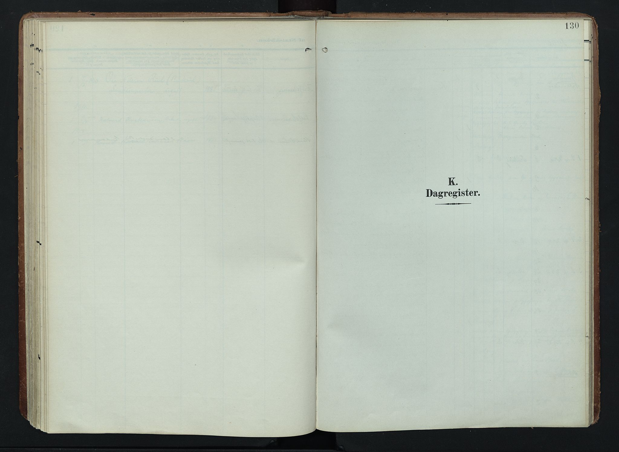 Søndre Land prestekontor, SAH/PREST-122/K/L0005: Parish register (official) no. 5, 1905-1914, p. 130