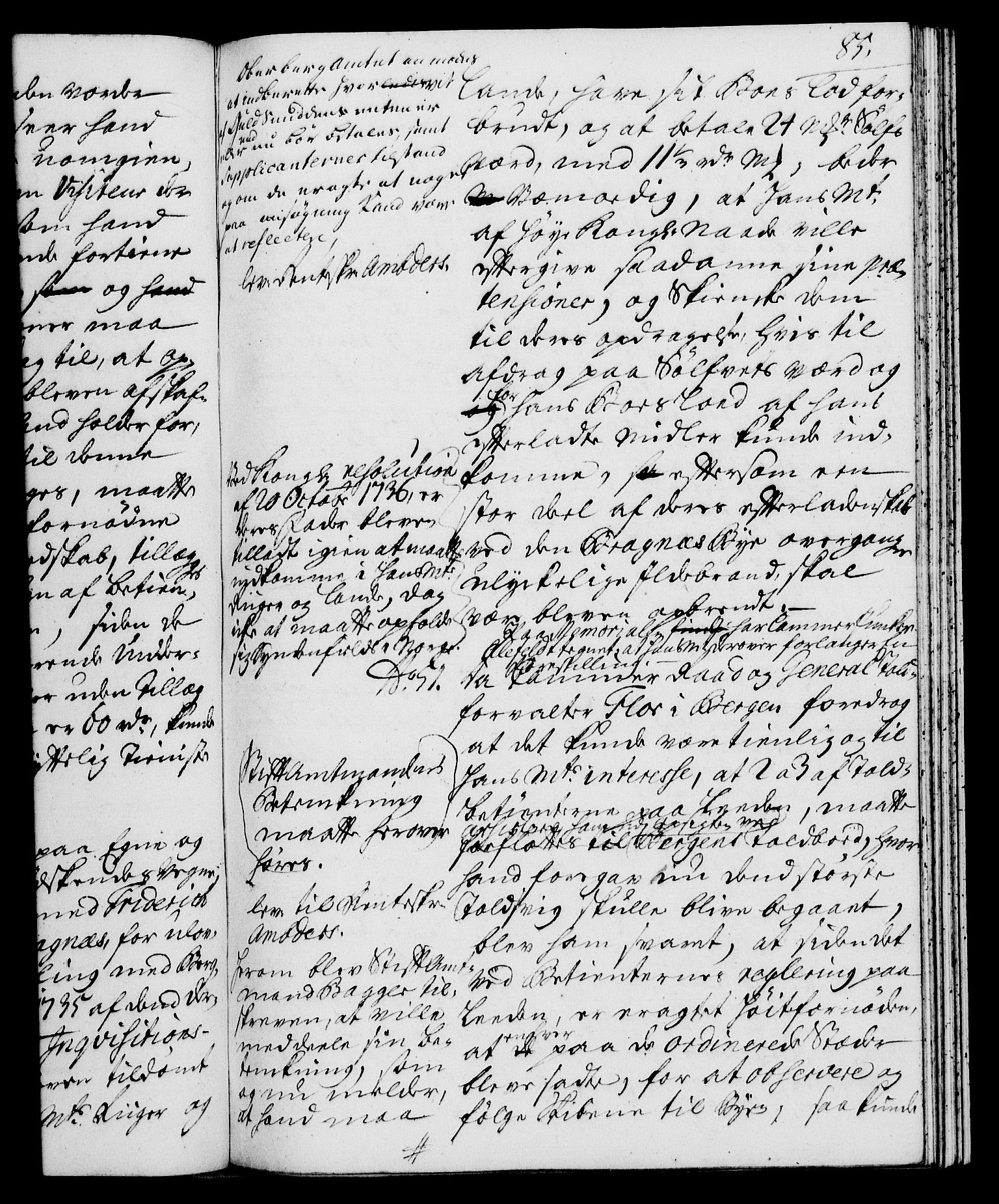 Rentekammeret, Kammerkanselliet, RA/EA-3111/G/Gh/Gha/L0021: Norsk ekstraktmemorialprotokoll (merket RK 53.66), 1739, p. 85