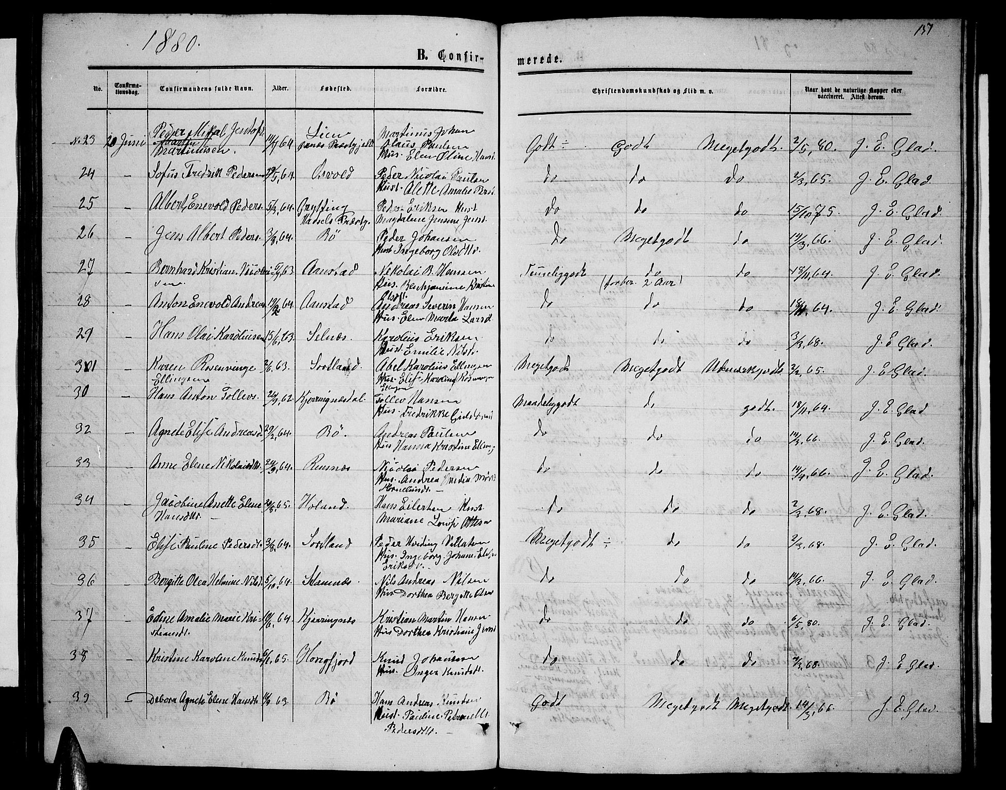 Ministerialprotokoller, klokkerbøker og fødselsregistre - Nordland, AV/SAT-A-1459/895/L1381: Parish register (copy) no. 895C03, 1864-1885, p. 151