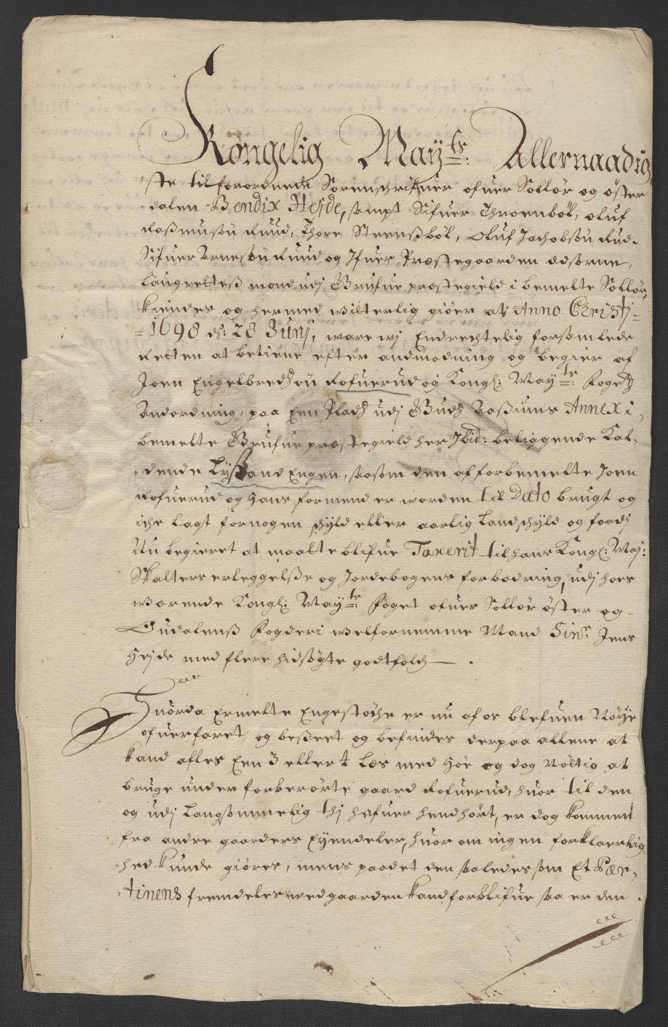 Rentekammeret inntil 1814, Reviderte regnskaper, Fogderegnskap, AV/RA-EA-4092/R13/L0837: Fogderegnskap Solør, Odal og Østerdal, 1699, p. 173