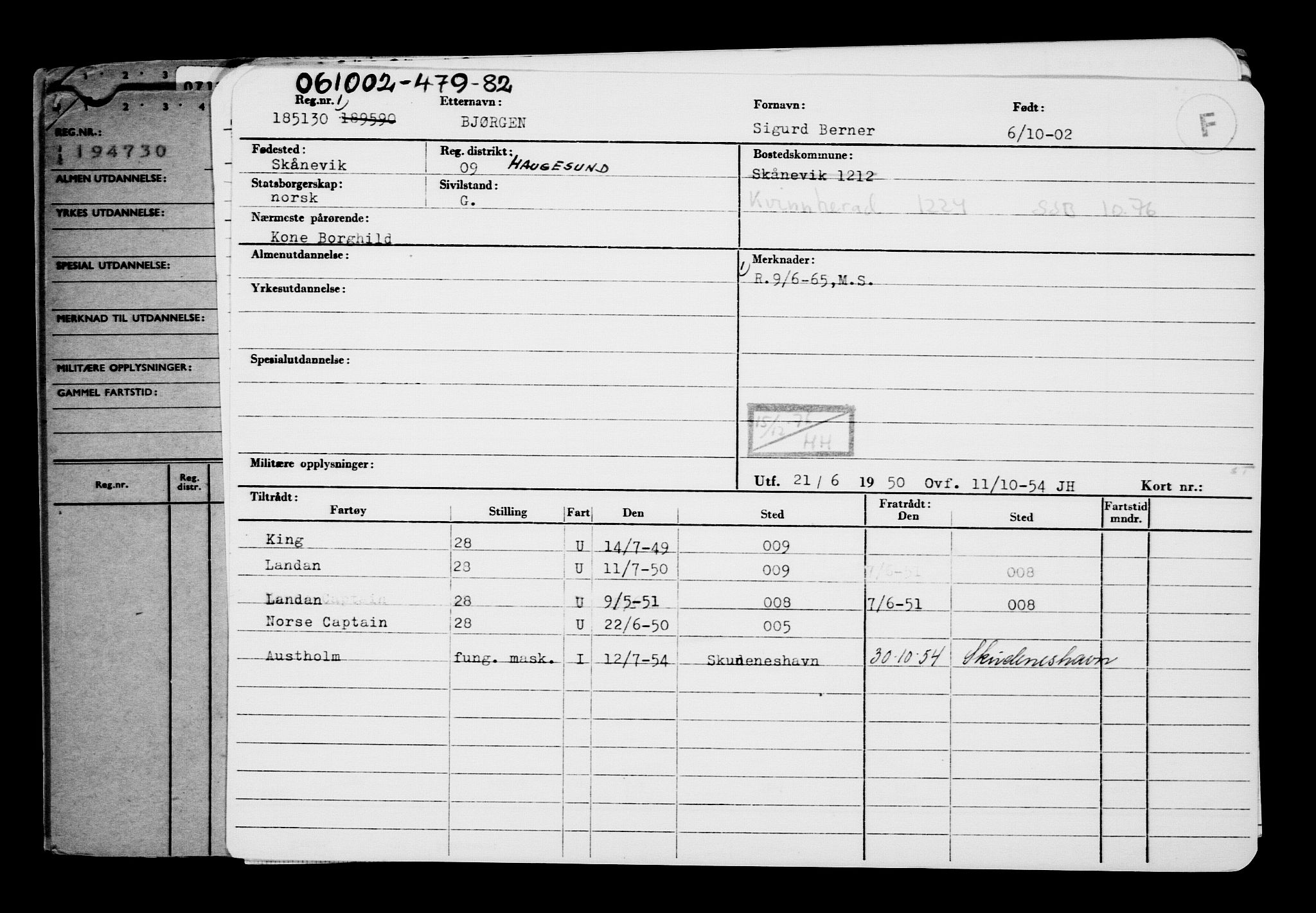 Direktoratet for sjømenn, AV/RA-S-3545/G/Gb/L0046: Hovedkort, 1902, p. 362