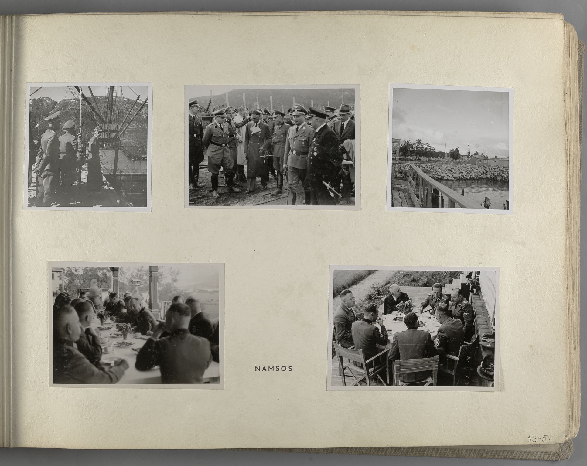 Tyske arkiver, Reichskommissariat, Bildarchiv, RA/RAFA-3309/U/L0071: Fotoalbum: Mit dem Reichskommissar nach Nordnorwegen und Finnland 10. bis 27. Juli 1942, 1942, p. 23