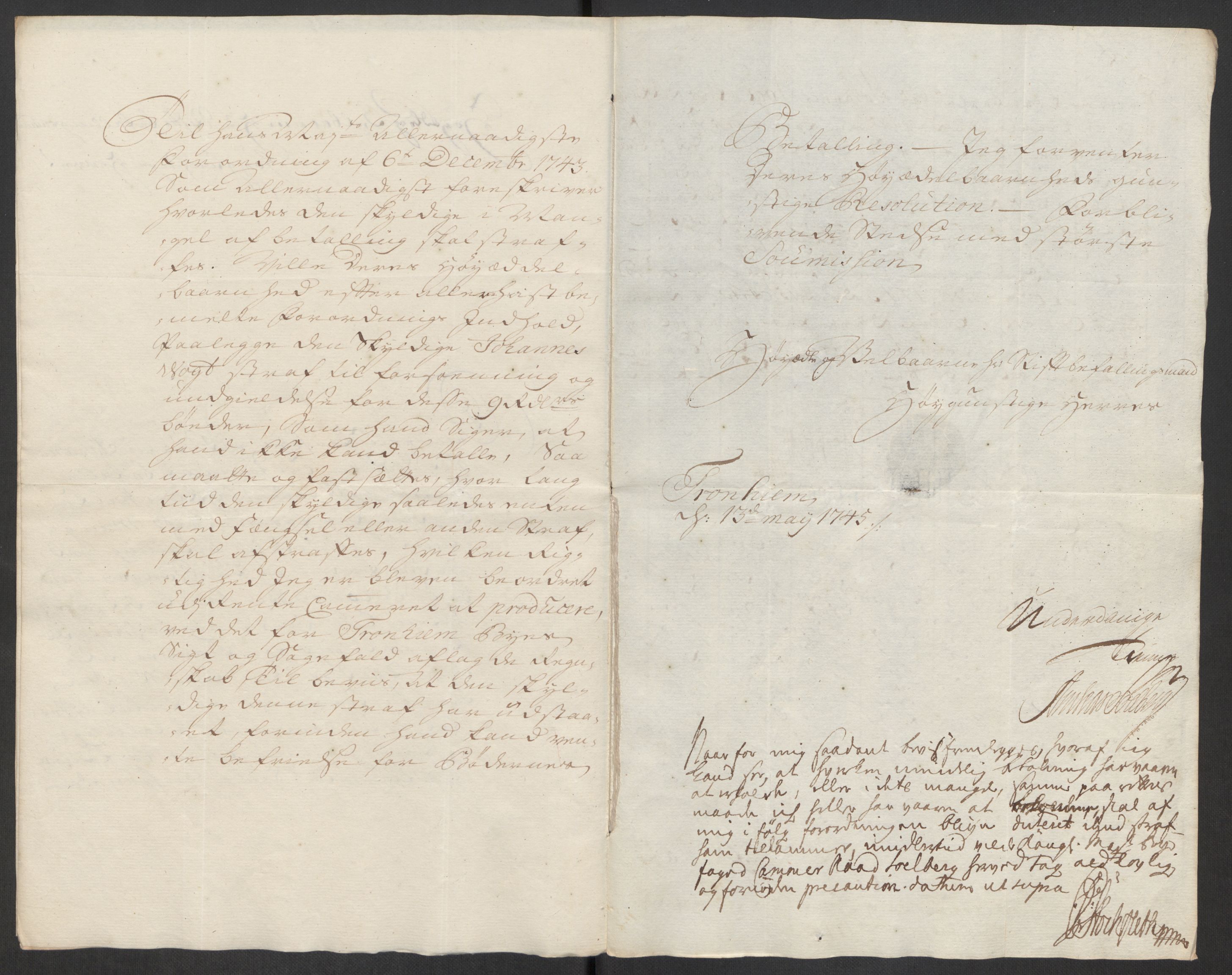 Rentekammeret inntil 1814, Reviderte regnskaper, Byregnskaper, AV/RA-EA-4066/R/Rs/L0541: [S22] Sikt og sakefall, 1743-1746, p. 249