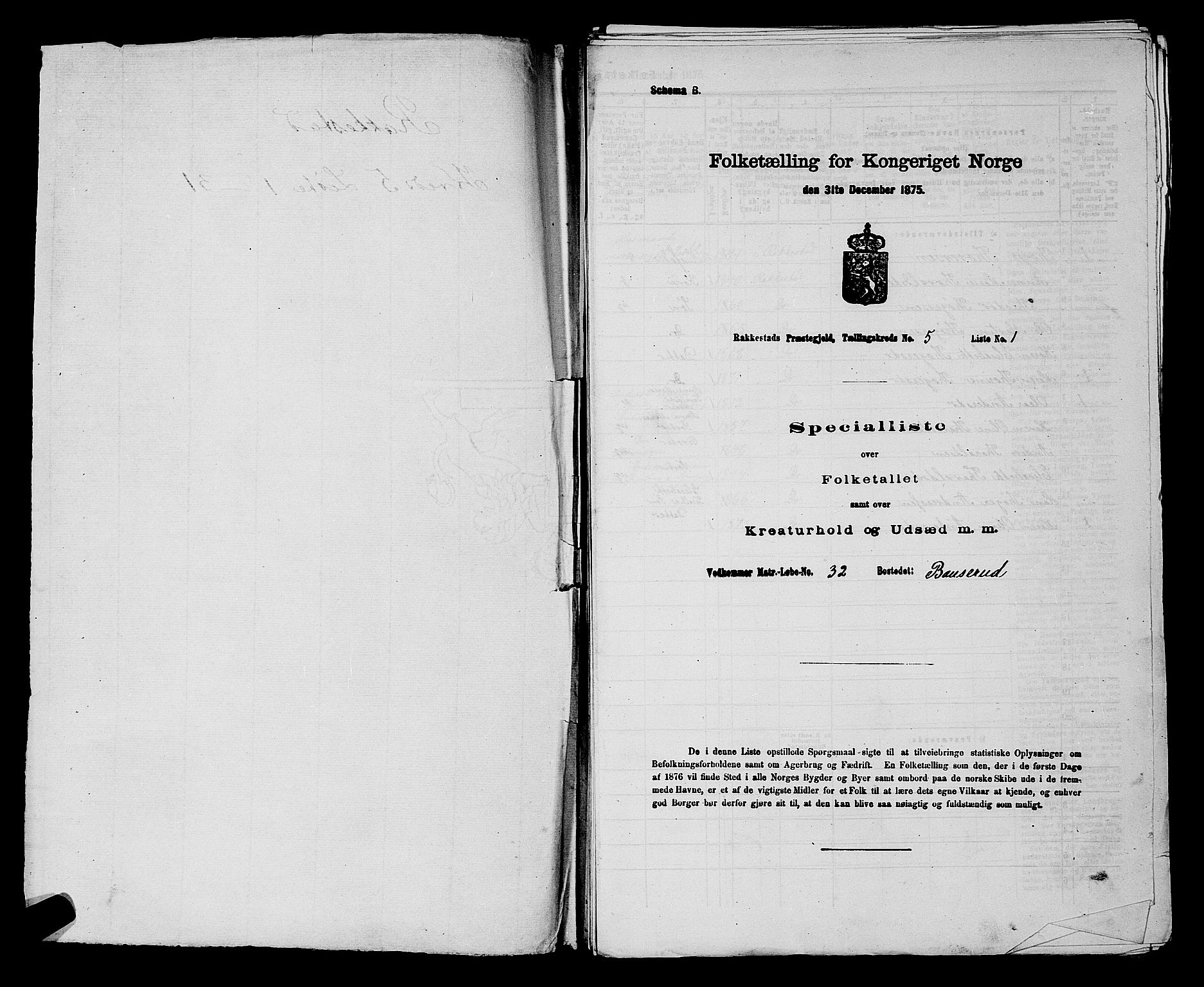 RA, 1875 census for 0128P Rakkestad, 1875, p. 604