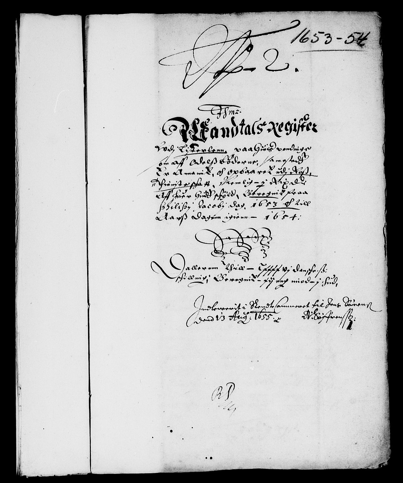 Rentekammeret inntil 1814, Reviderte regnskaper, Lensregnskaper, AV/RA-EA-5023/R/Rb/Rbr/L0020: Lista len, 1653-1656