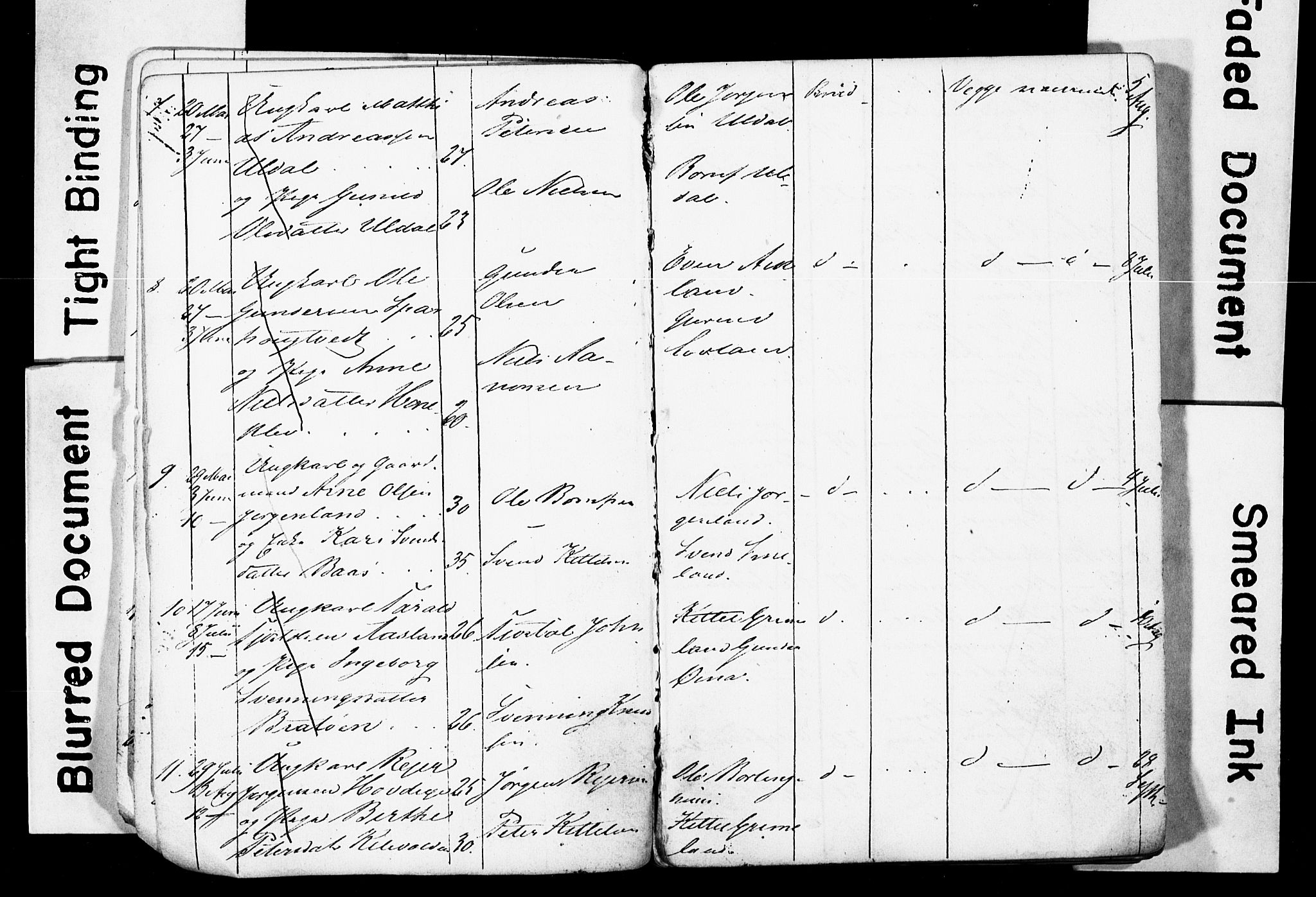 Åmli sokneprestkontor, AV/SAK-1111-0050/F/Ff/L0001: Parish register draft no. A VI 19, 1848-1864