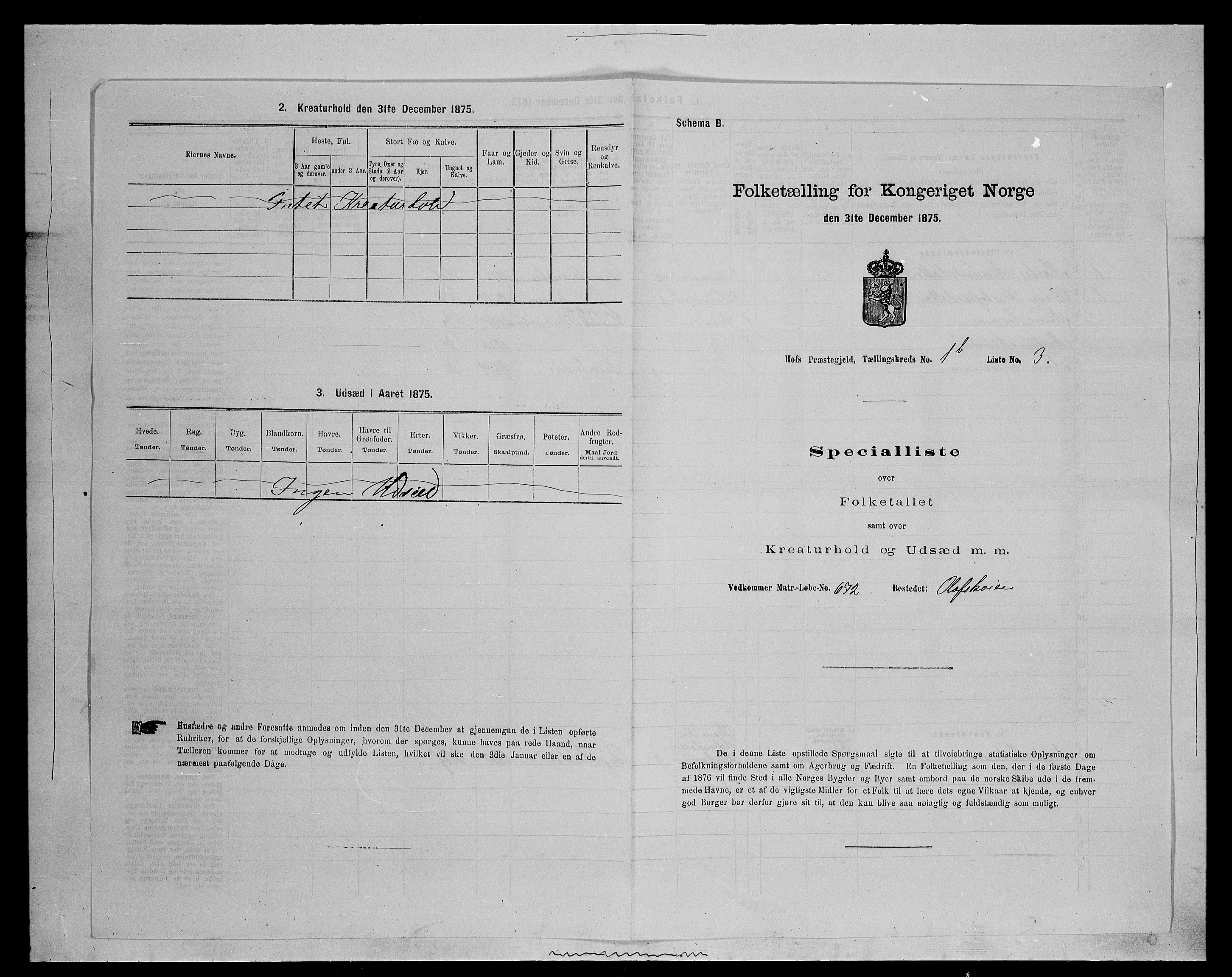 SAH, 1875 census for 0424P Hof, 1875, p. 185