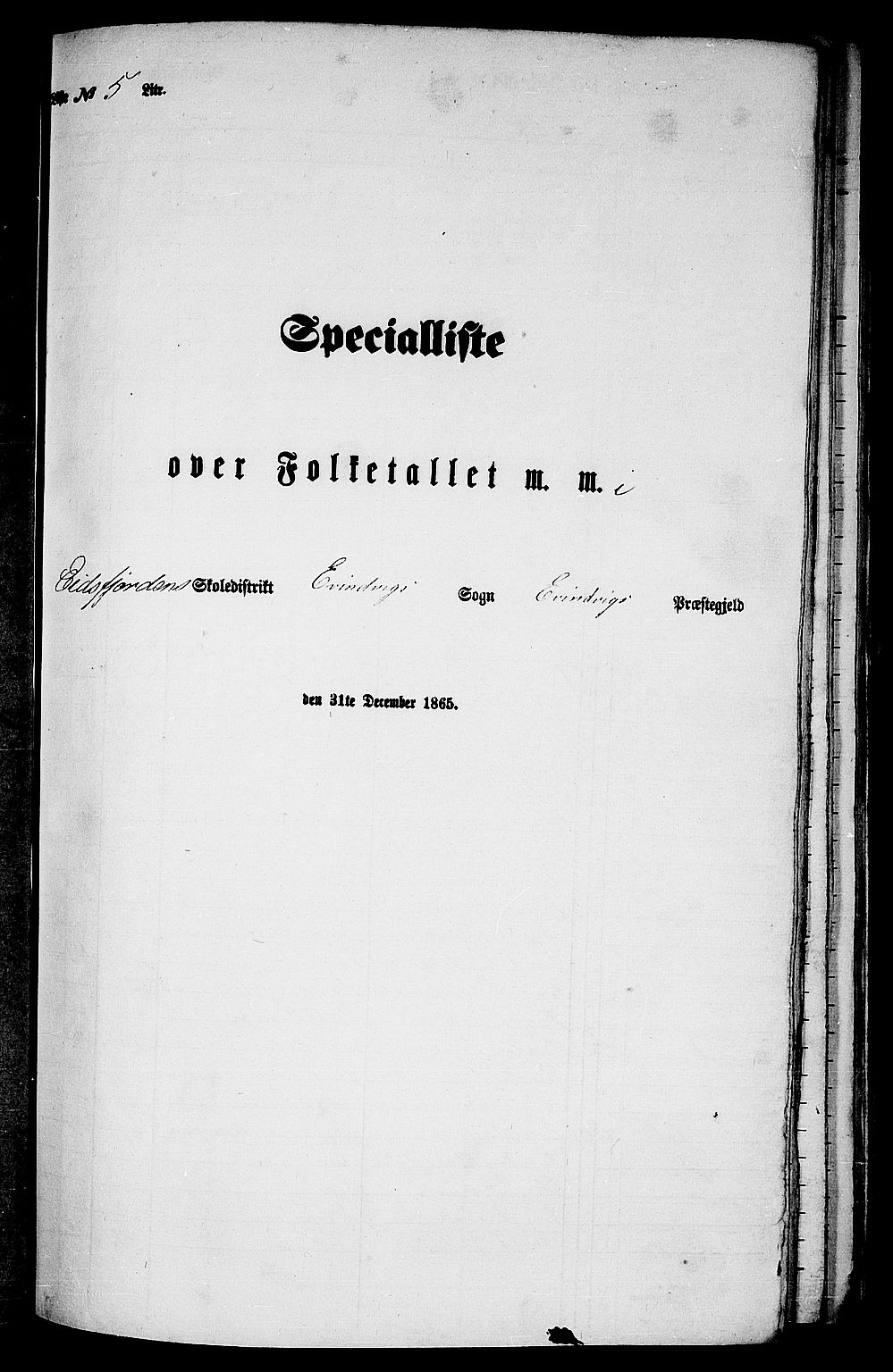 RA, 1865 census for Eivindvik, 1865, p. 62