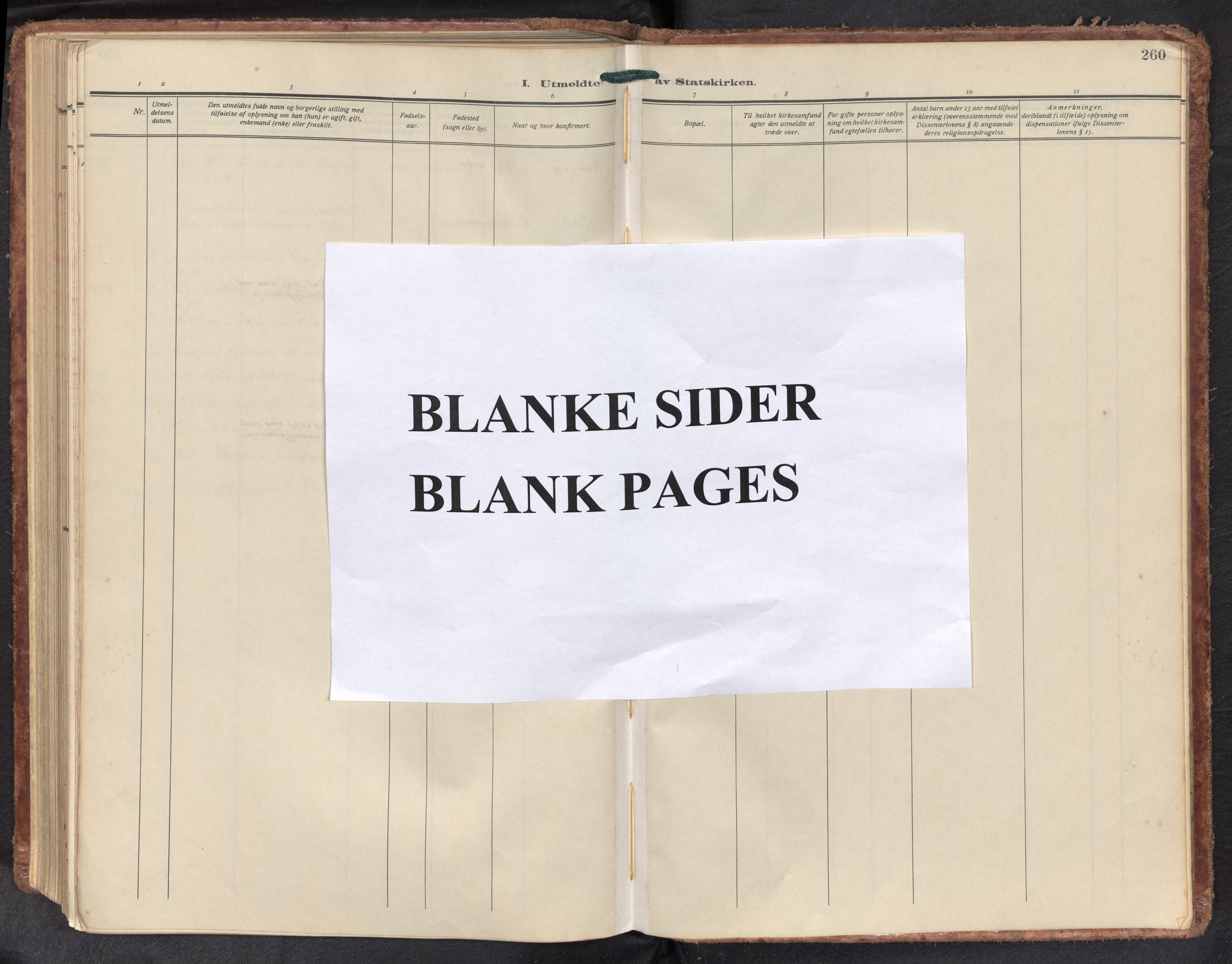 Davik sokneprestembete, AV/SAB-A-79701/H/Haa/Haad/L0003: Parish register (official) no. D 3, 1931-1952, p. 259b-260a