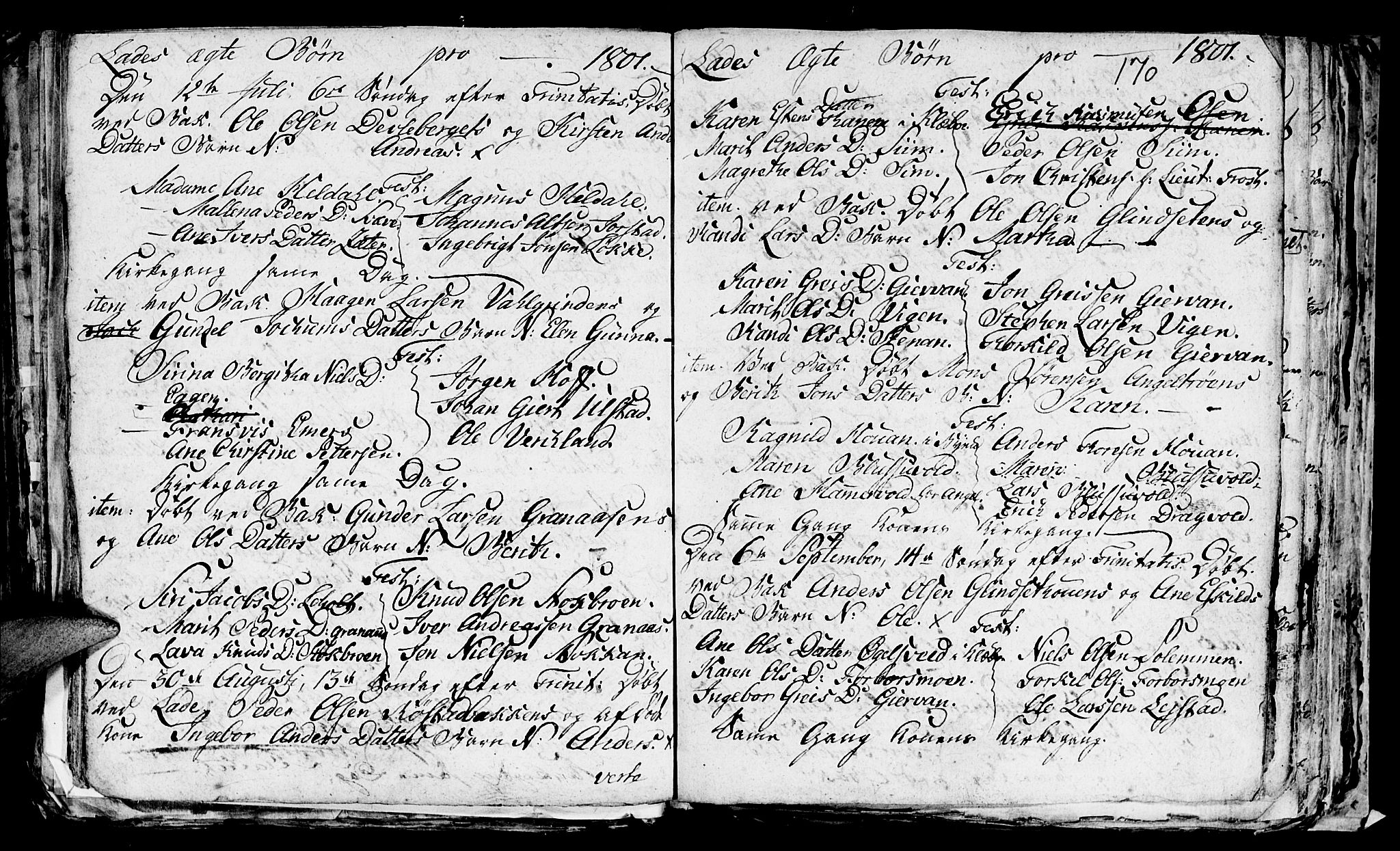 Ministerialprotokoller, klokkerbøker og fødselsregistre - Sør-Trøndelag, AV/SAT-A-1456/606/L0305: Parish register (copy) no. 606C01, 1757-1819, p. 170