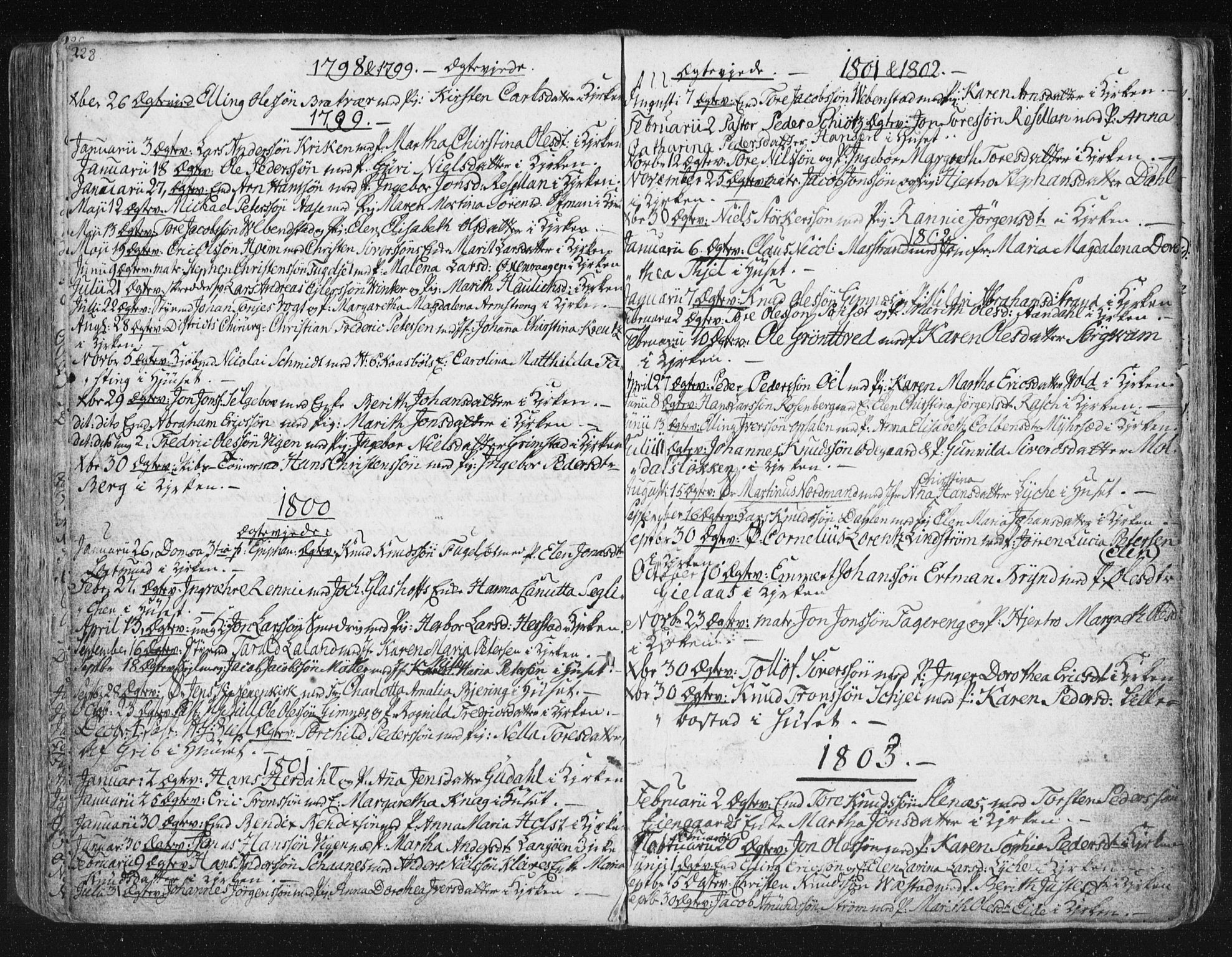 Ministerialprotokoller, klokkerbøker og fødselsregistre - Møre og Romsdal, SAT/A-1454/572/L0841: Parish register (official) no. 572A04, 1784-1819, p. 228