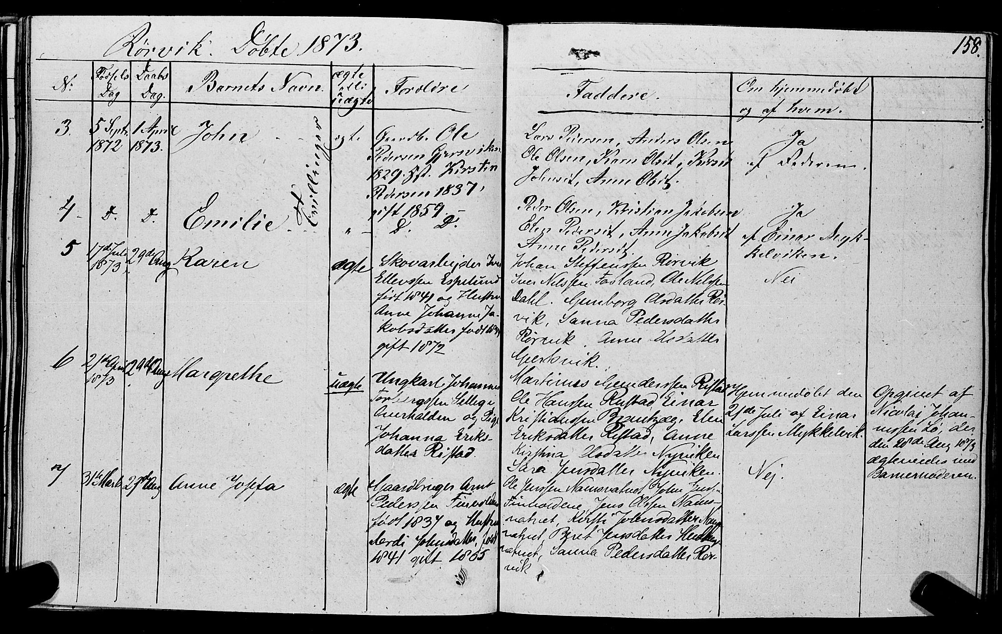 Ministerialprotokoller, klokkerbøker og fødselsregistre - Nord-Trøndelag, SAT/A-1458/762/L0538: Parish register (official) no. 762A02 /1, 1833-1879, p. 158
