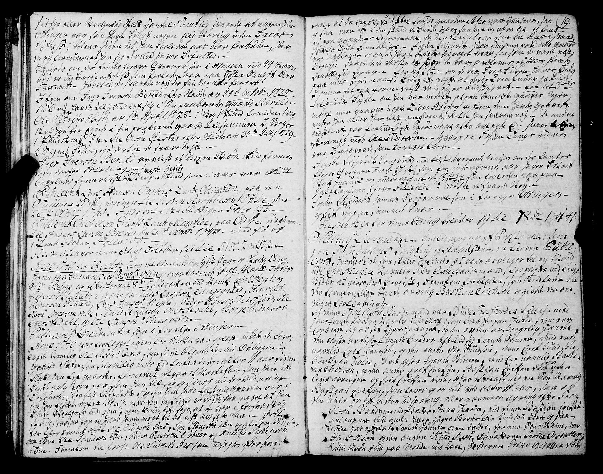 Romsdal sorenskriveri, AV/SAT-A-4149/1/1/1A/L0012: Tingbok, 1740-1749, p. 18b-19a