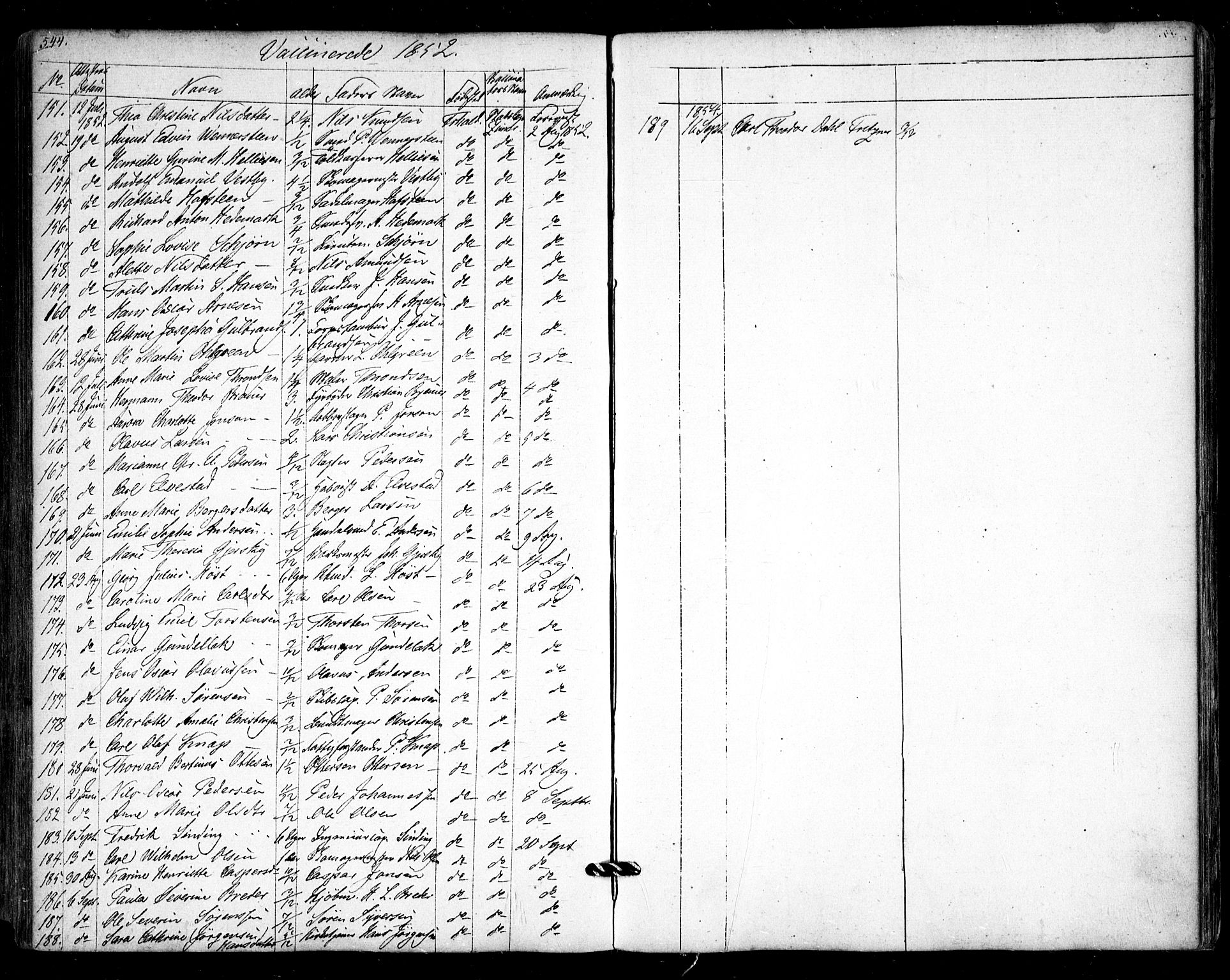 Halden prestekontor Kirkebøker, AV/SAO-A-10909/F/Fa/L0006: Parish register (official) no. I 6, 1845-1856, p. 544