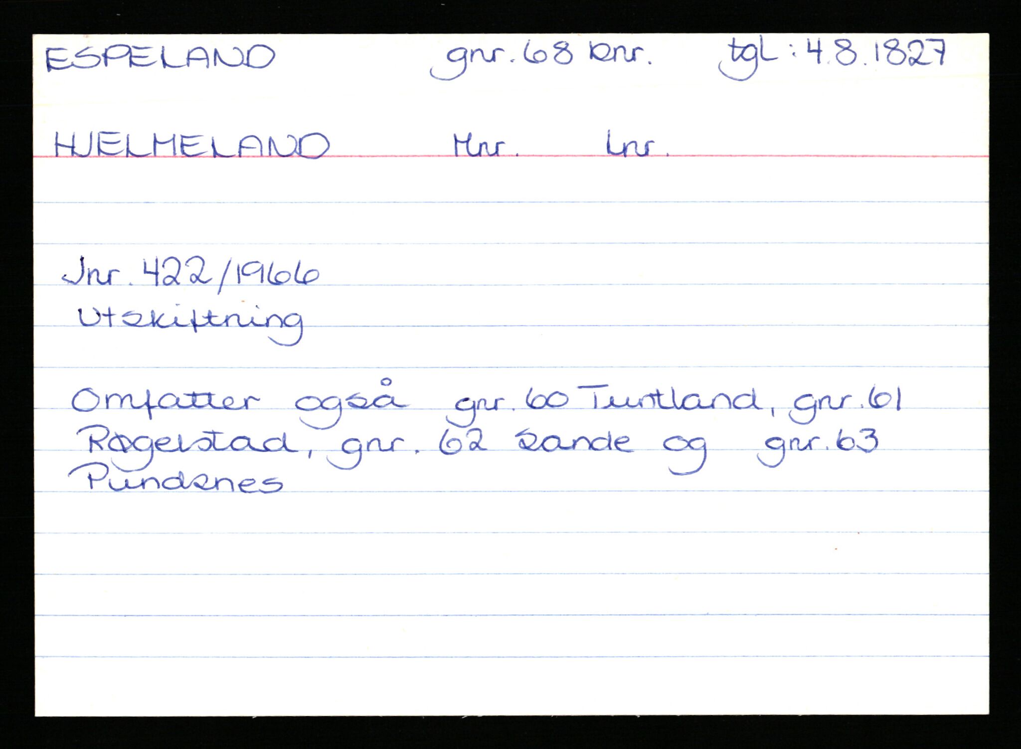 Statsarkivet i Stavanger, AV/SAST-A-101971/03/Y/Yk/L0009: Registerkort sortert etter gårdsnavn: Ersdal - Fikstveit, 1750-1930, p. 171