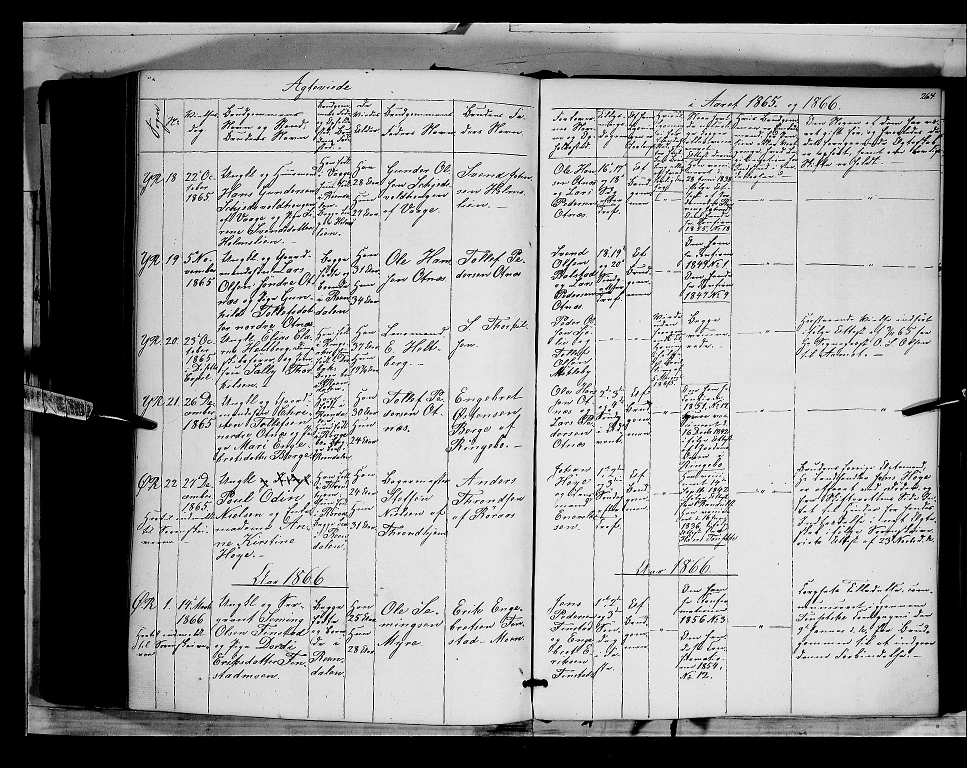 Rendalen prestekontor, SAH/PREST-054/H/Ha/Haa/L0005: Parish register (official) no. 5, 1853-1866, p. 264
