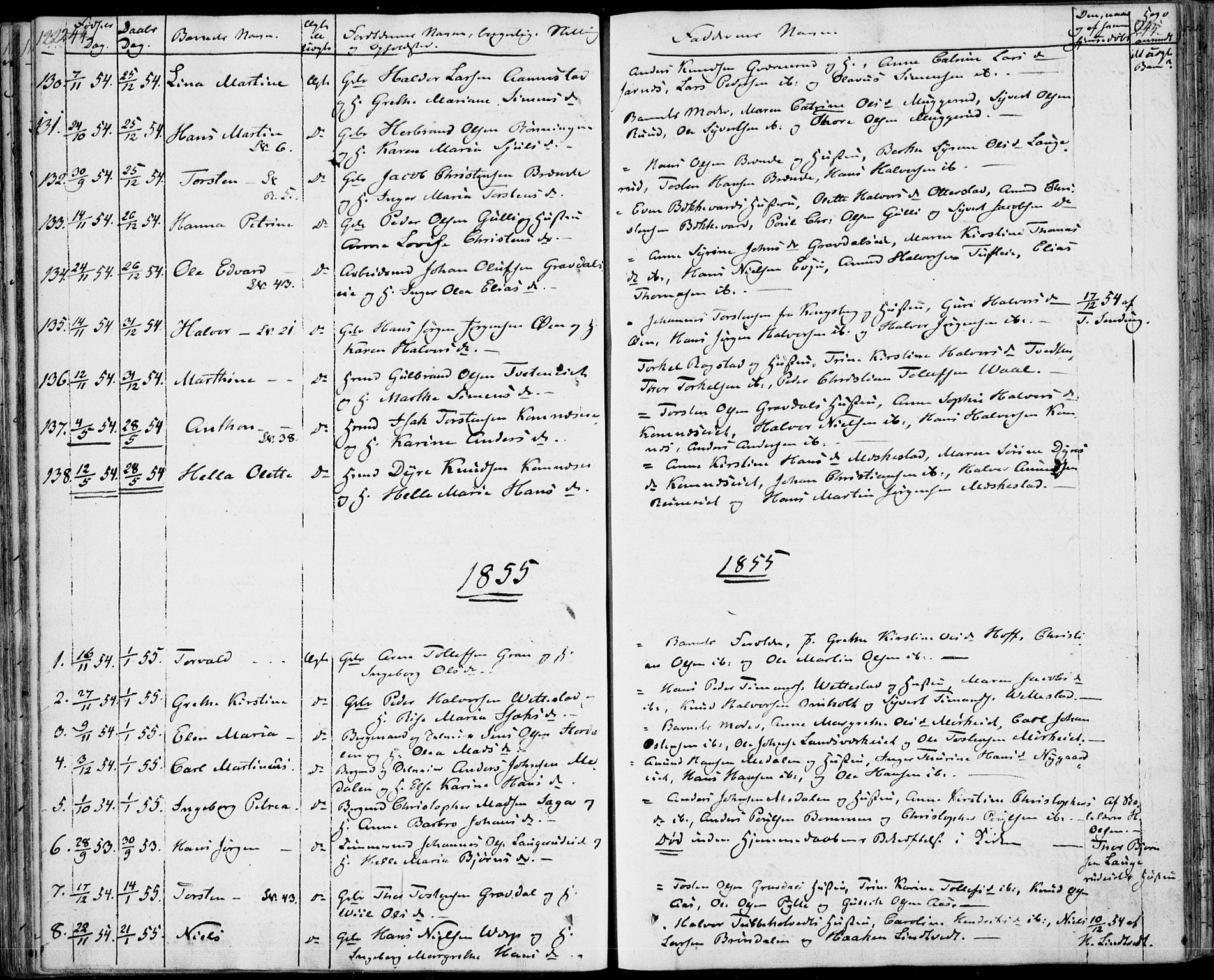 Sandsvær kirkebøker, SAKO/A-244/F/Fa/L0005: Parish register (official) no. I 5, 1840-1856, p. 244-245