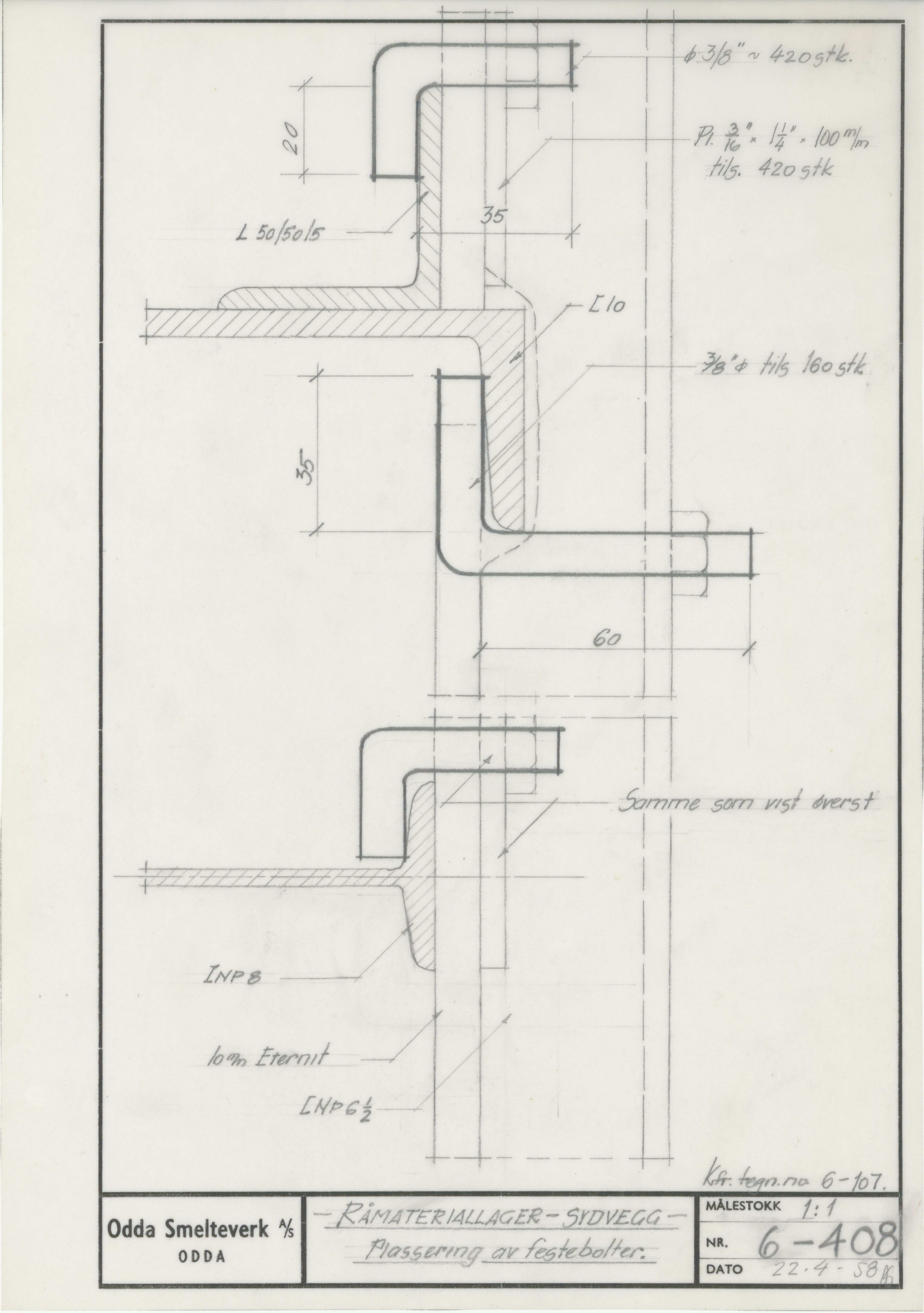 Odda smelteverk AS, KRAM/A-0157.1/T/Td/L0006: Gruppe 6. Siloer, 1940-1980, p. 82