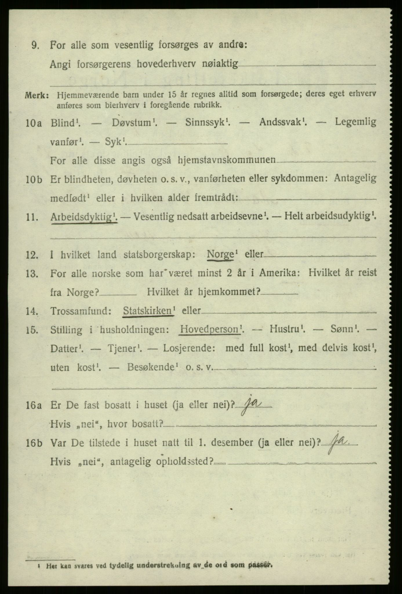 SAB, 1920 census for Eid, 1920, p. 7761