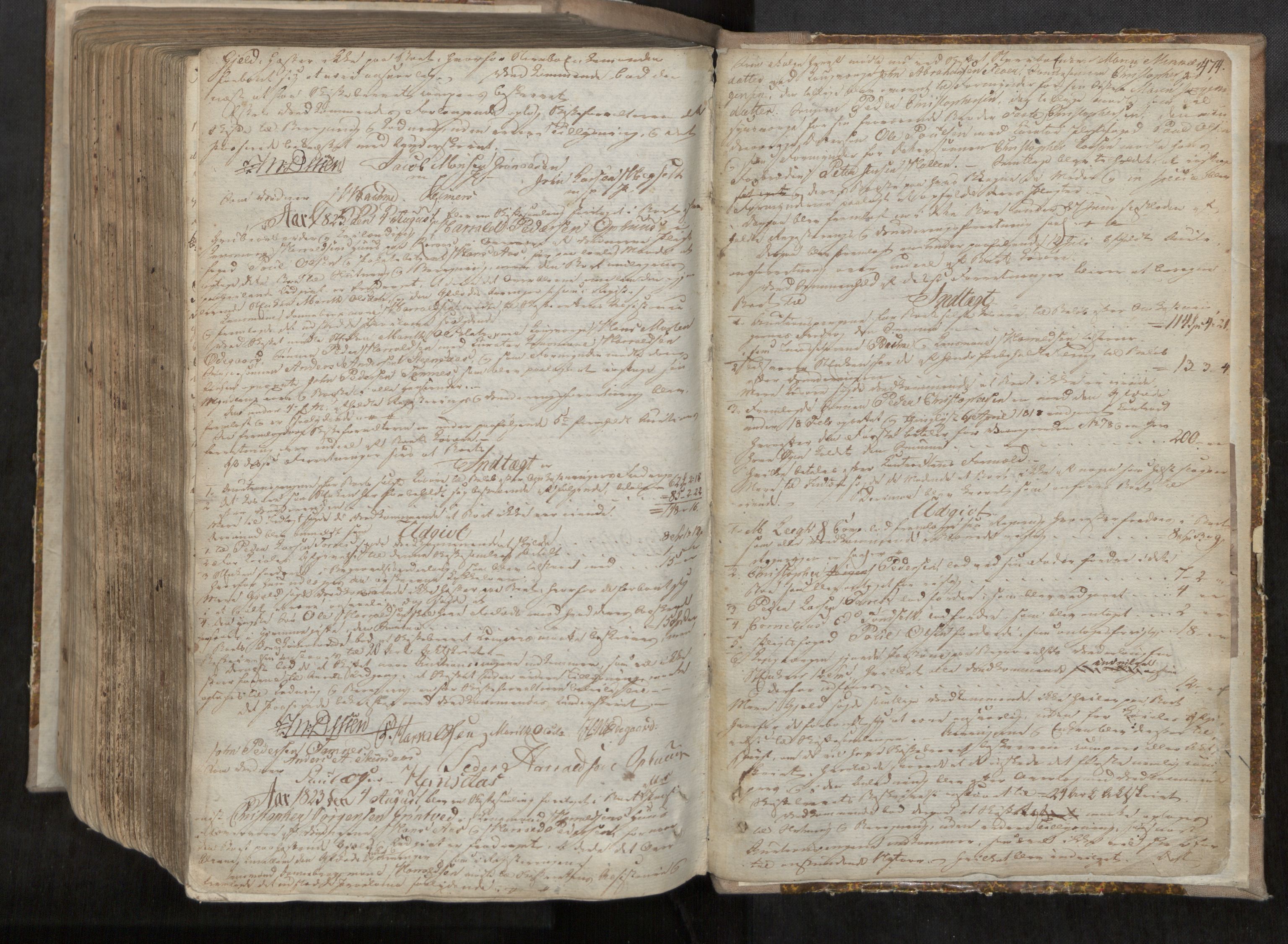 Gauldal sorenskriveri, SAT/A-0014/1/3/3B/L0001: Skiftebehandlingsprotokoll, 1805-1823, p. 474