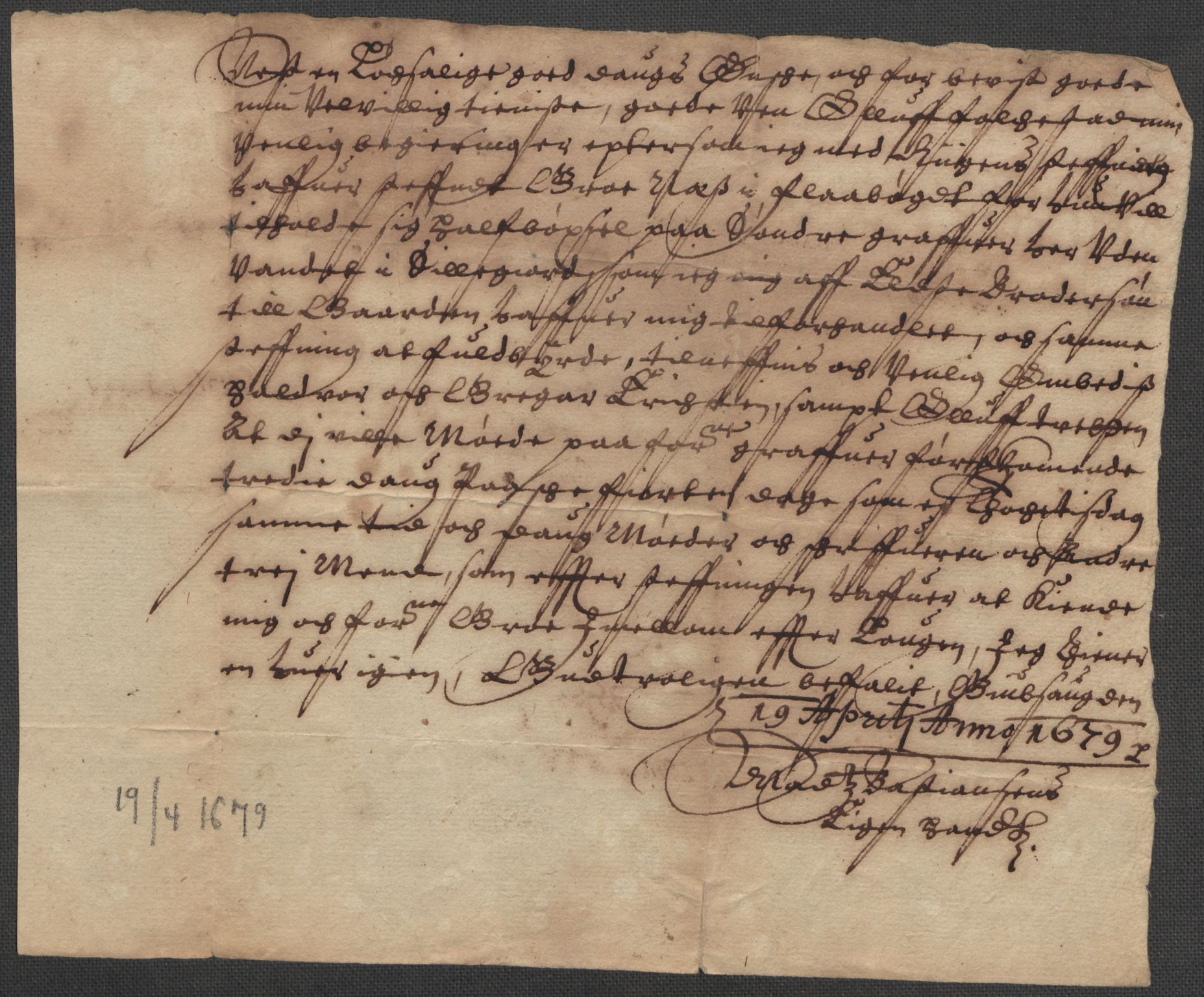 Riksarkivets diplomsamling, AV/RA-EA-5965/F15/L0028: Prestearkiv - Telemark, 1572-1769, p. 185