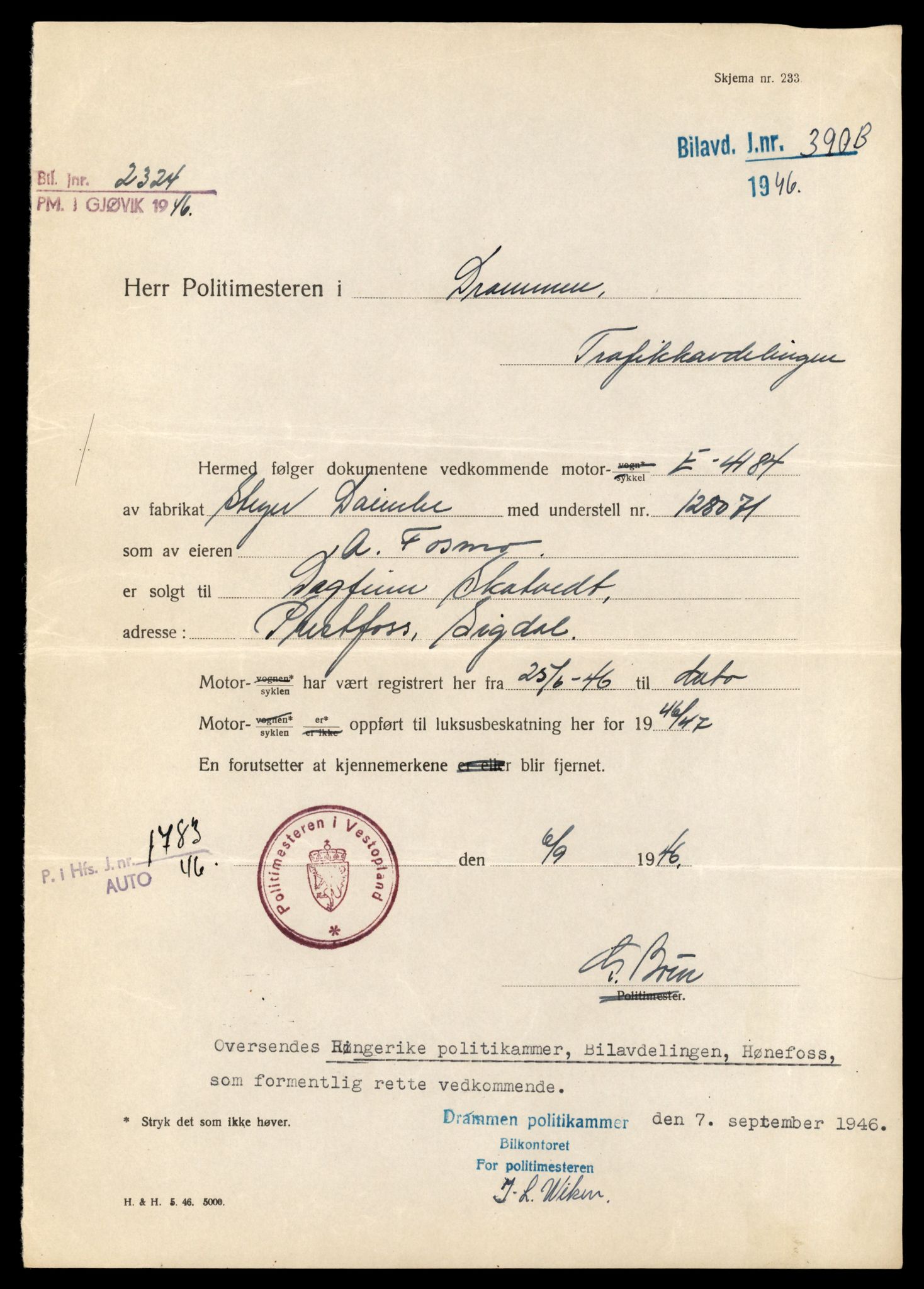 Møre og Romsdal vegkontor - Ålesund trafikkstasjon, AV/SAT-A-4099/F/Fe/L0040: Registreringskort for kjøretøy T 13531 - T 13709, 1927-1998, p. 363