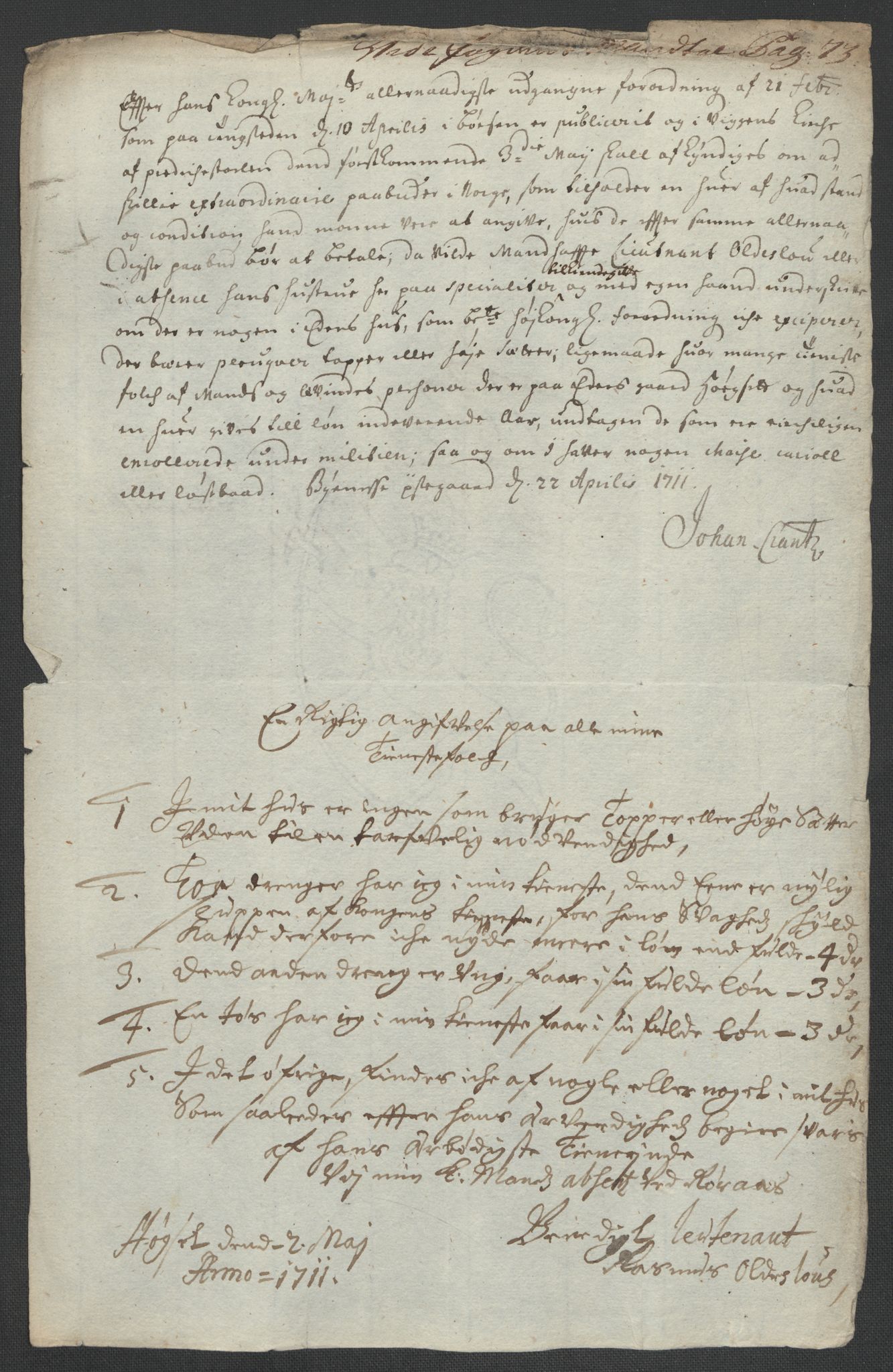 Rentekammeret inntil 1814, Reviderte regnskaper, Fogderegnskap, AV/RA-EA-4092/R61/L4112: Fogderegnskap Strinda og Selbu, 1711, p. 370