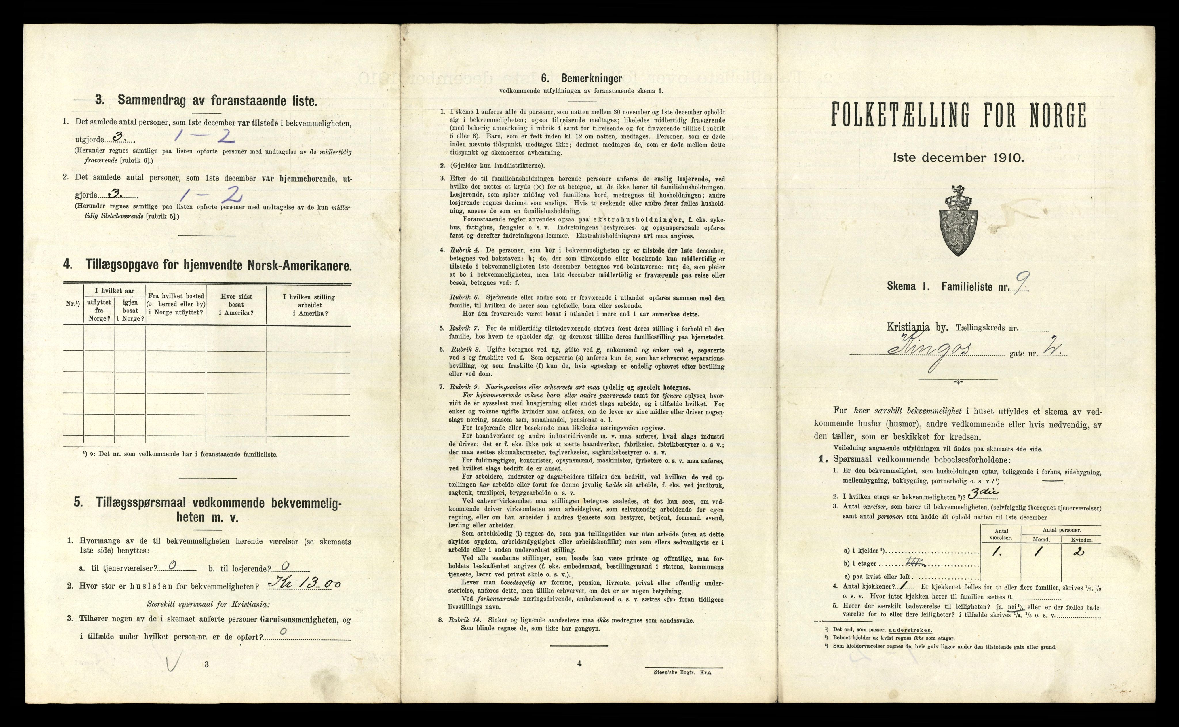 RA, 1910 census for Kristiania, 1910, p. 48161