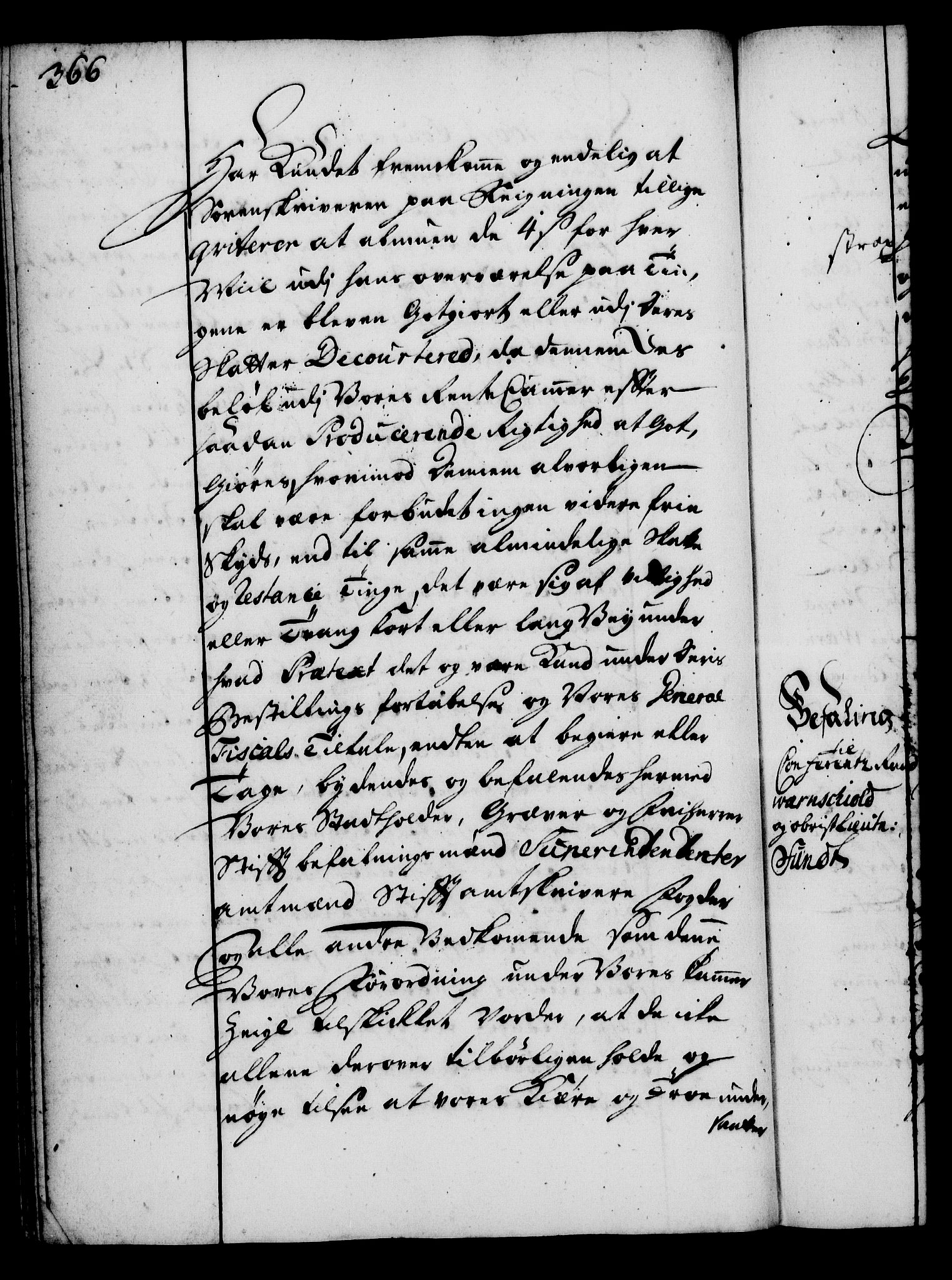 Rentekammeret, Kammerkanselliet, AV/RA-EA-3111/G/Gg/Gga/L0002: Norsk ekspedisjonsprotokoll med register (merket RK 53.2), 1723-1727, p. 366