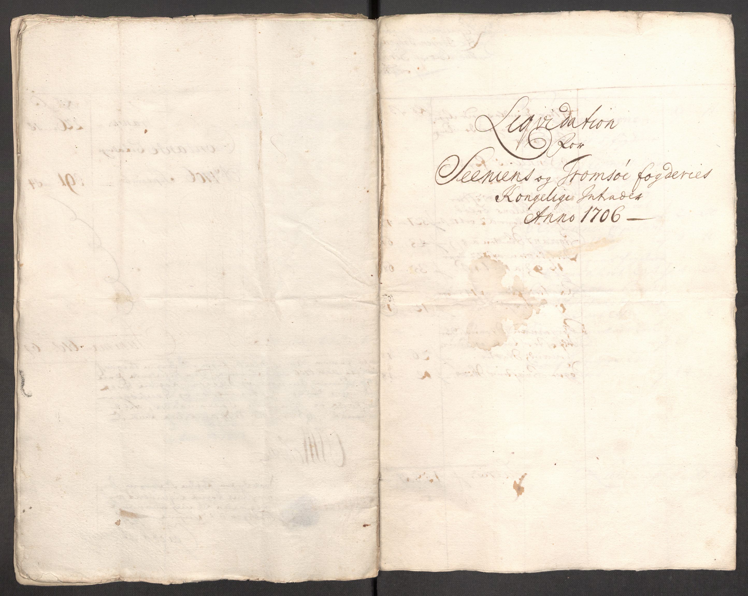 Rentekammeret inntil 1814, Reviderte regnskaper, Fogderegnskap, AV/RA-EA-4092/R68/L4756: Fogderegnskap Senja og Troms, 1705-1707, p. 91