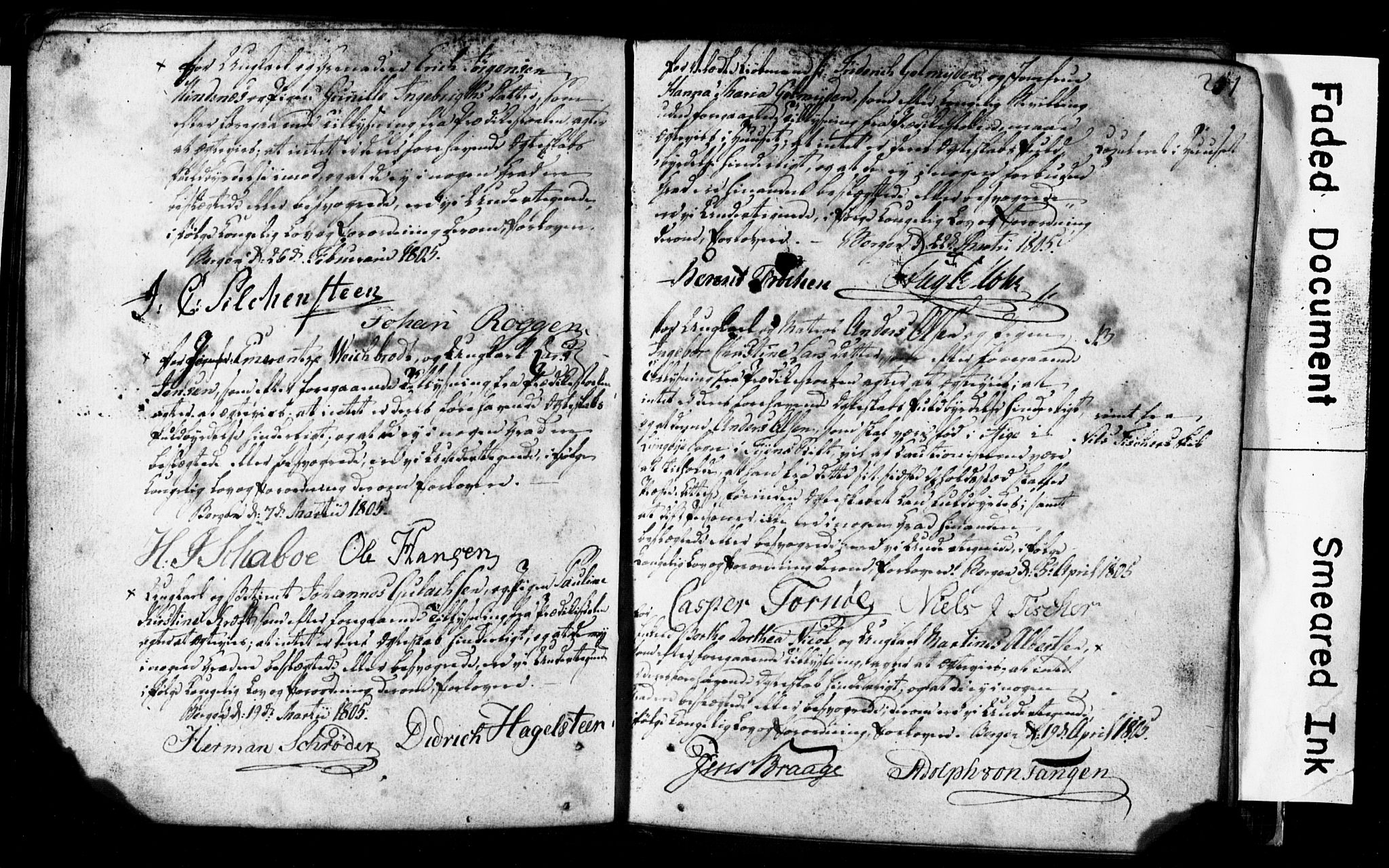 Korskirken sokneprestembete, AV/SAB-A-76101: Best man's statements no. II.5.1, 1776-1816, p. 241