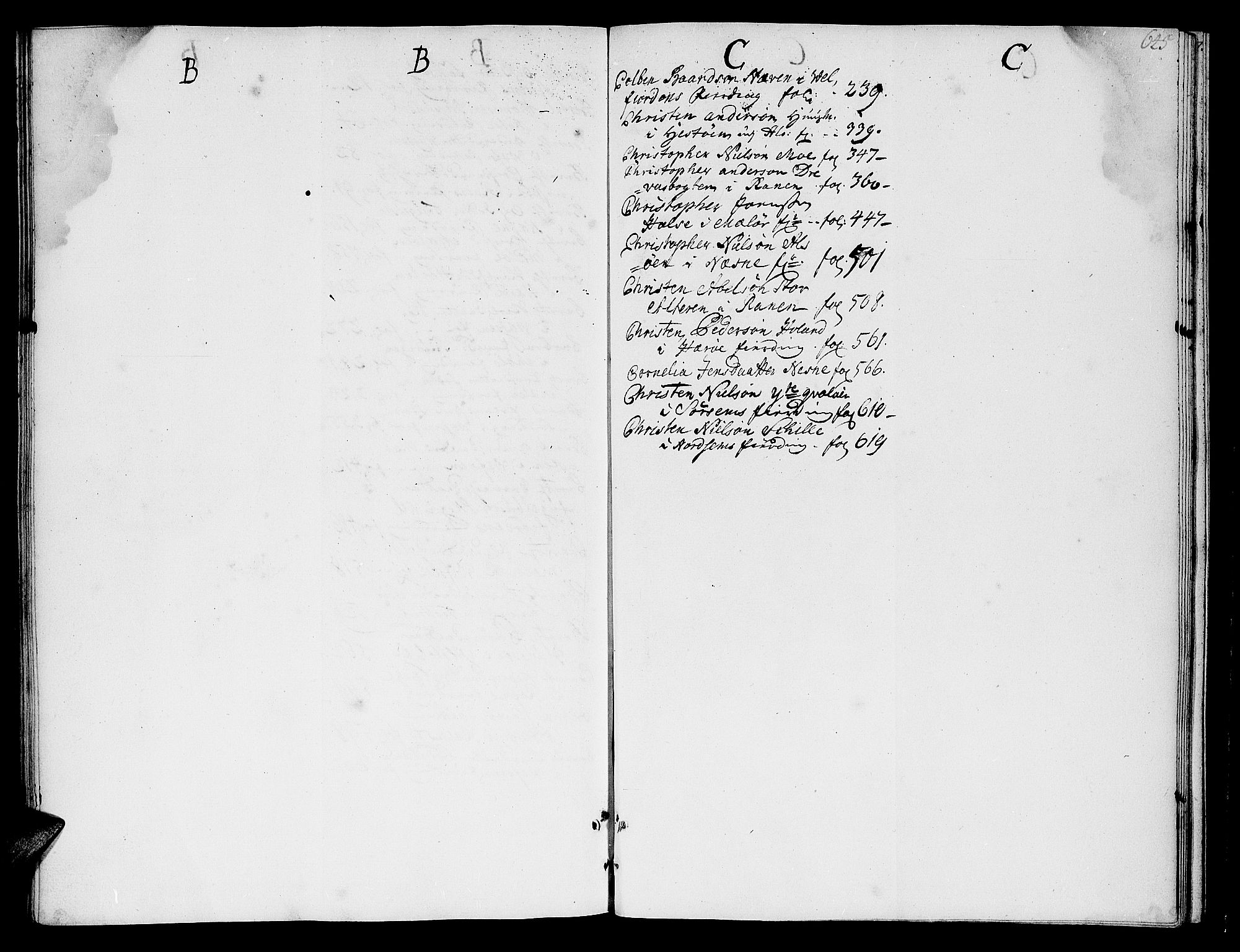 Helgeland sorenskriveri, SAT/A-0004/3/3A/L0008: Skifteprotokoll 6B, 1728-1731, p. 644b-645a