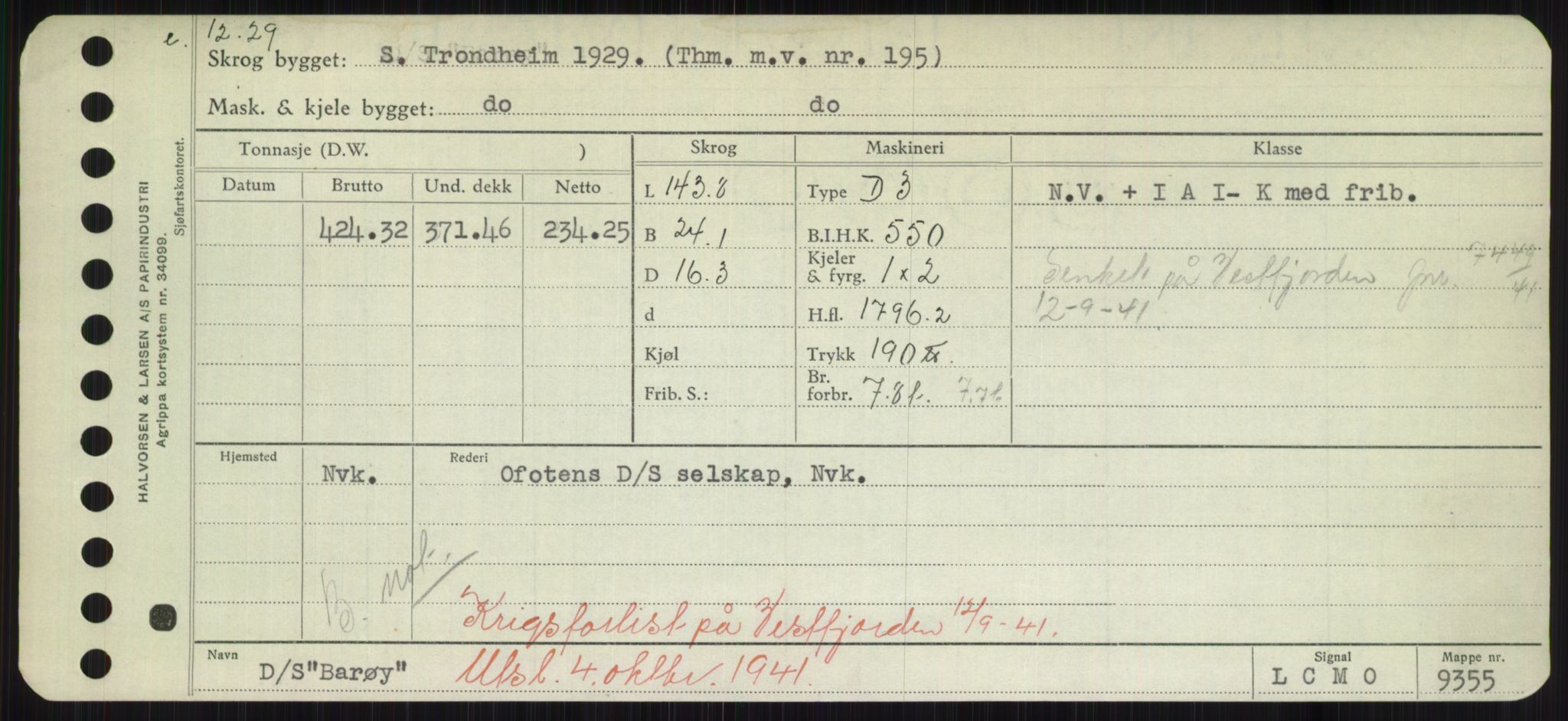 Sjøfartsdirektoratet med forløpere, Skipsmålingen, AV/RA-S-1627/H/Hd/L0003: Fartøy, B-Bev, p. 343