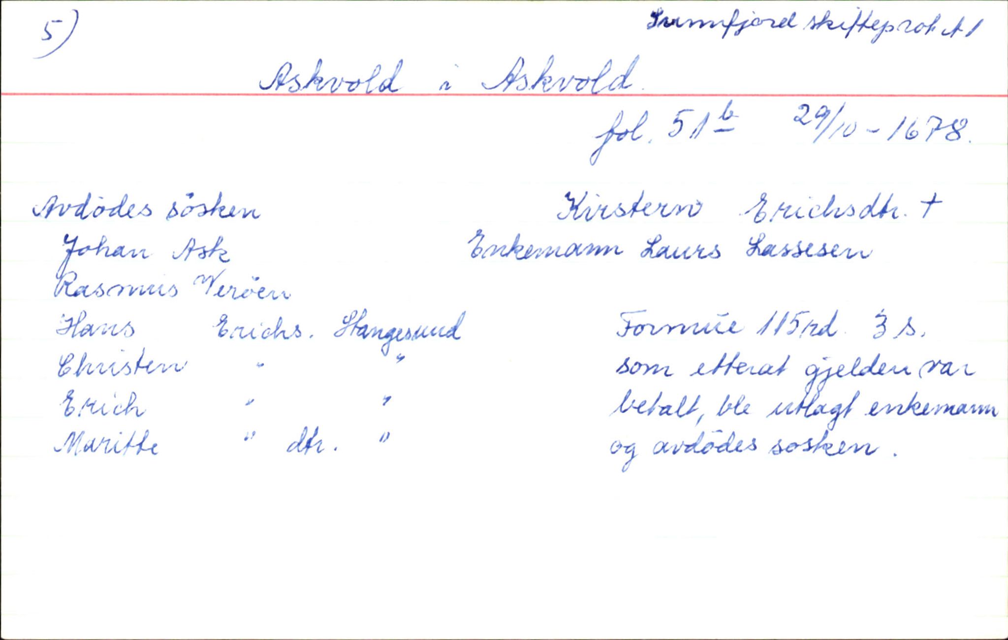 Skiftekort ved Statsarkivet i Bergen, SAB/SKIFTEKORT/003/L0001: Skifteprotokoll nr. 1, 1677-1687, p. 6
