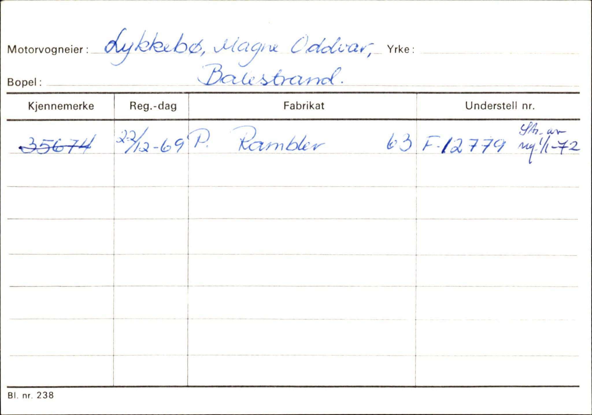 Statens vegvesen, Sogn og Fjordane vegkontor, SAB/A-5301/4/F/L0132: Eigarregister Askvoll A-Å. Balestrand A-Å, 1945-1975, p. 2011