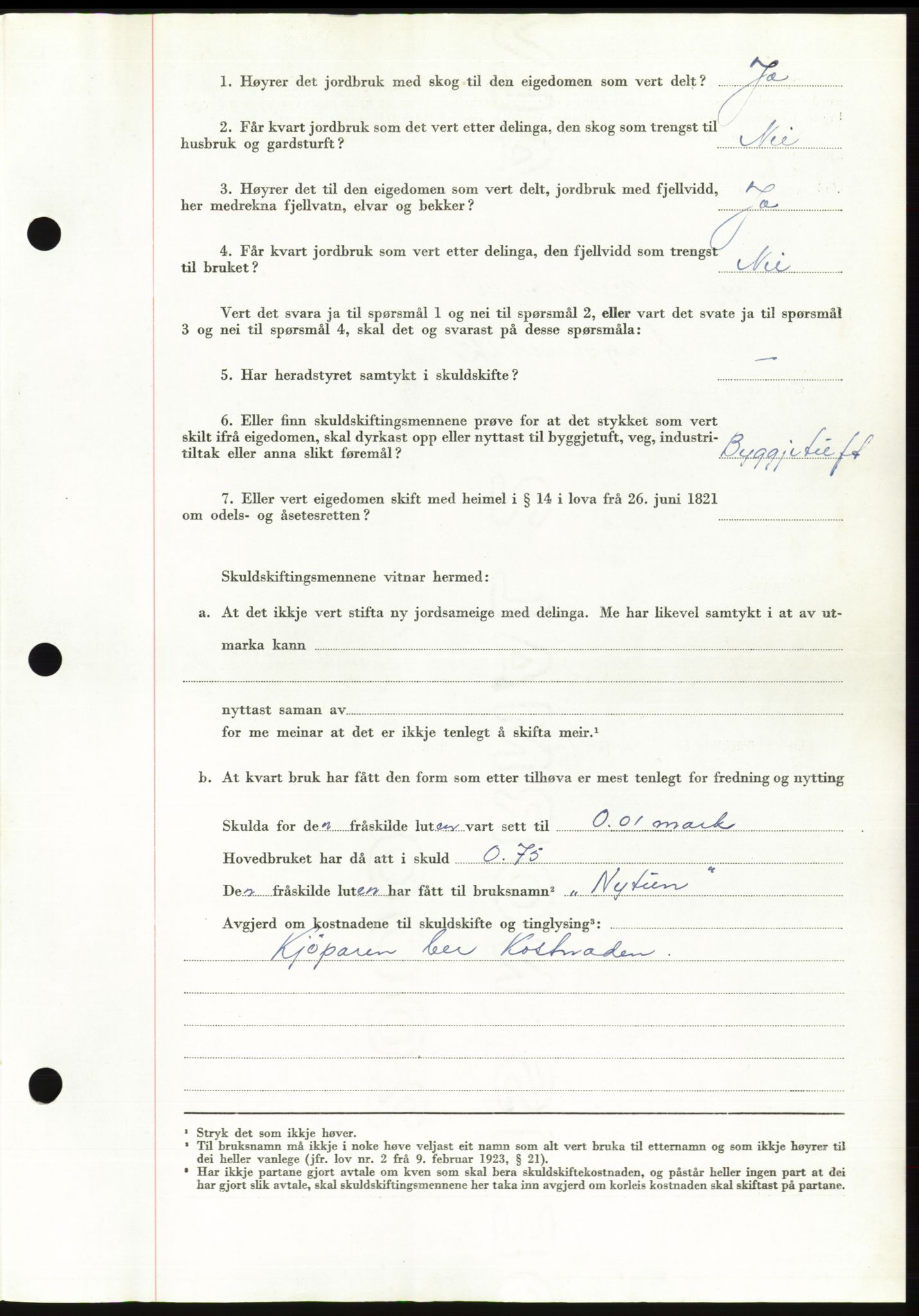 Søre Sunnmøre sorenskriveri, AV/SAT-A-4122/1/2/2C/L0105: Mortgage book no. 31A, 1956-1957, Diary no: : 2509/1956