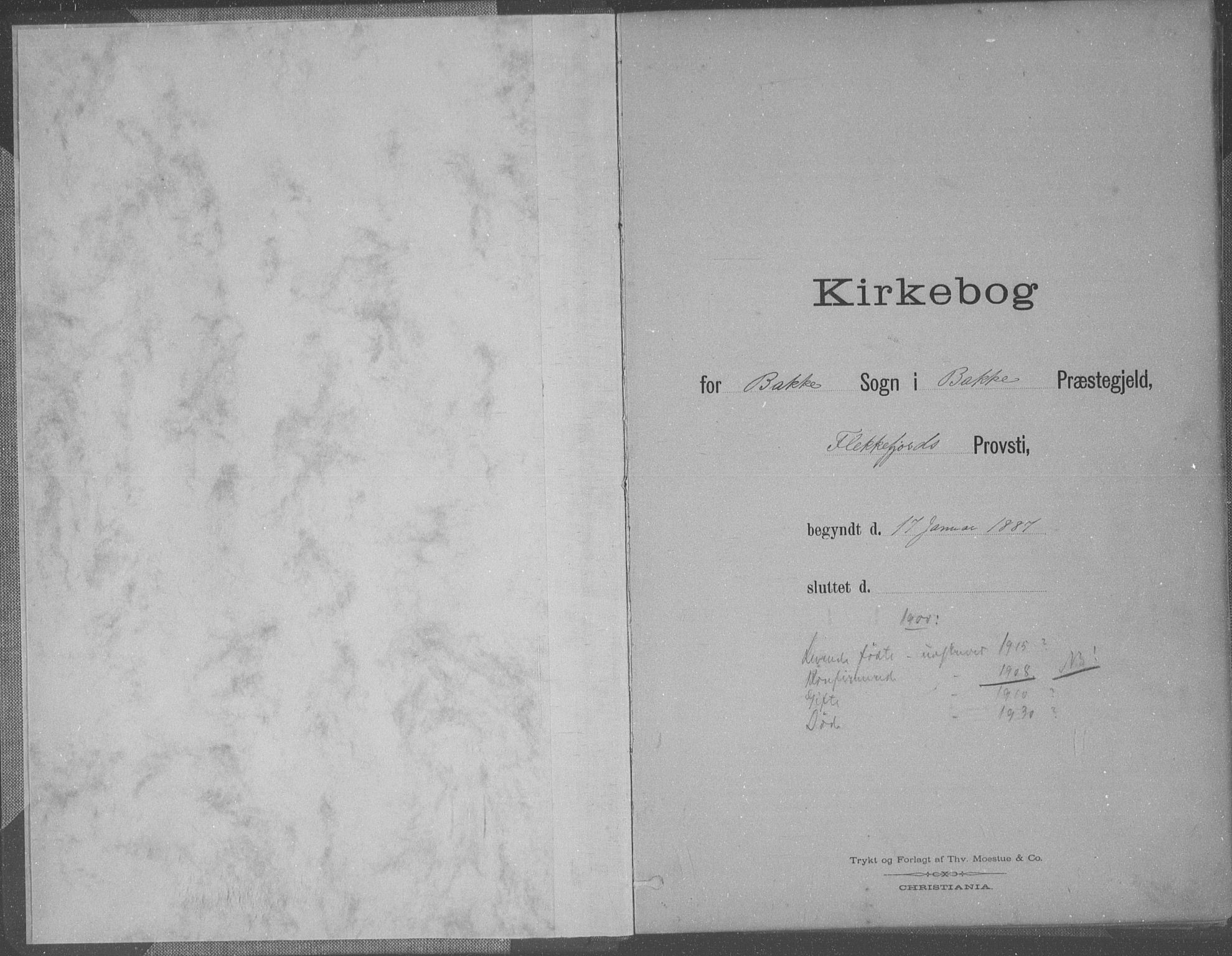 Bakke sokneprestkontor, SAK/1111-0002/F/Fa/Faa/L0008: Parish register (official) no. A 8, 1887-1911