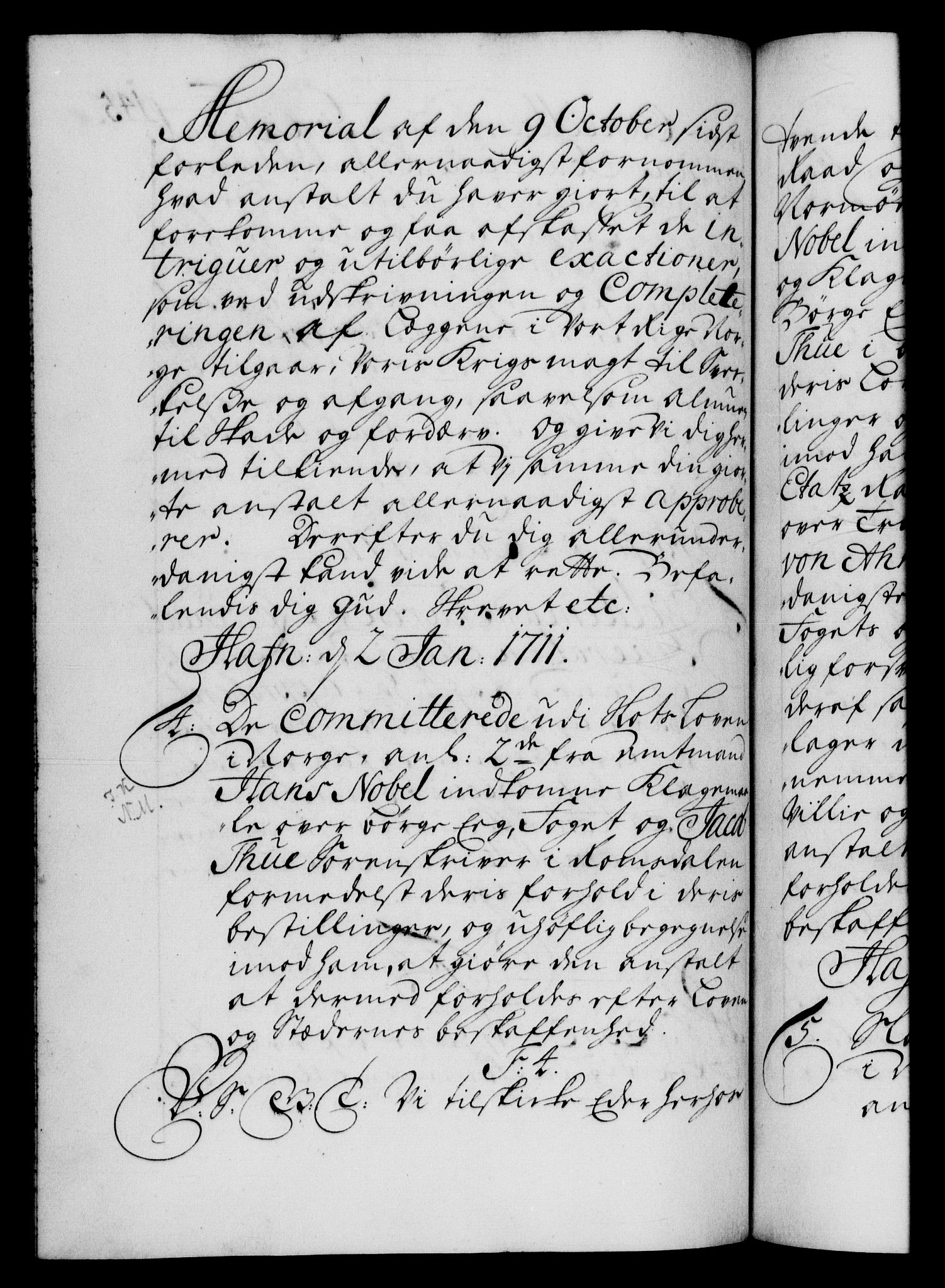 Danske Kanselli 1572-1799, AV/RA-EA-3023/F/Fc/Fca/Fcab/L0019: Norske tegnelser, 1710-1714, p. 145b